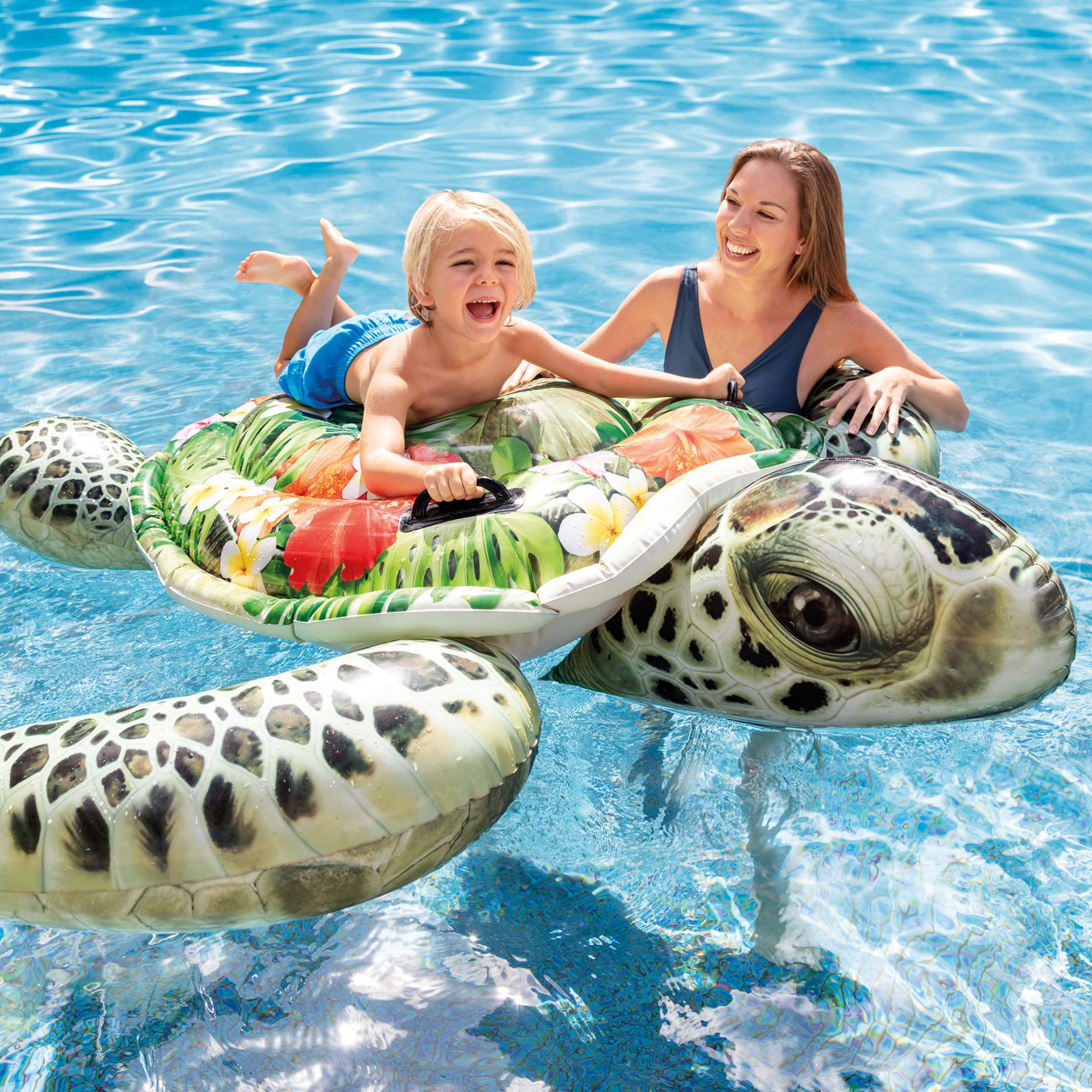 Intex realistische zeeschildpad ride-on online