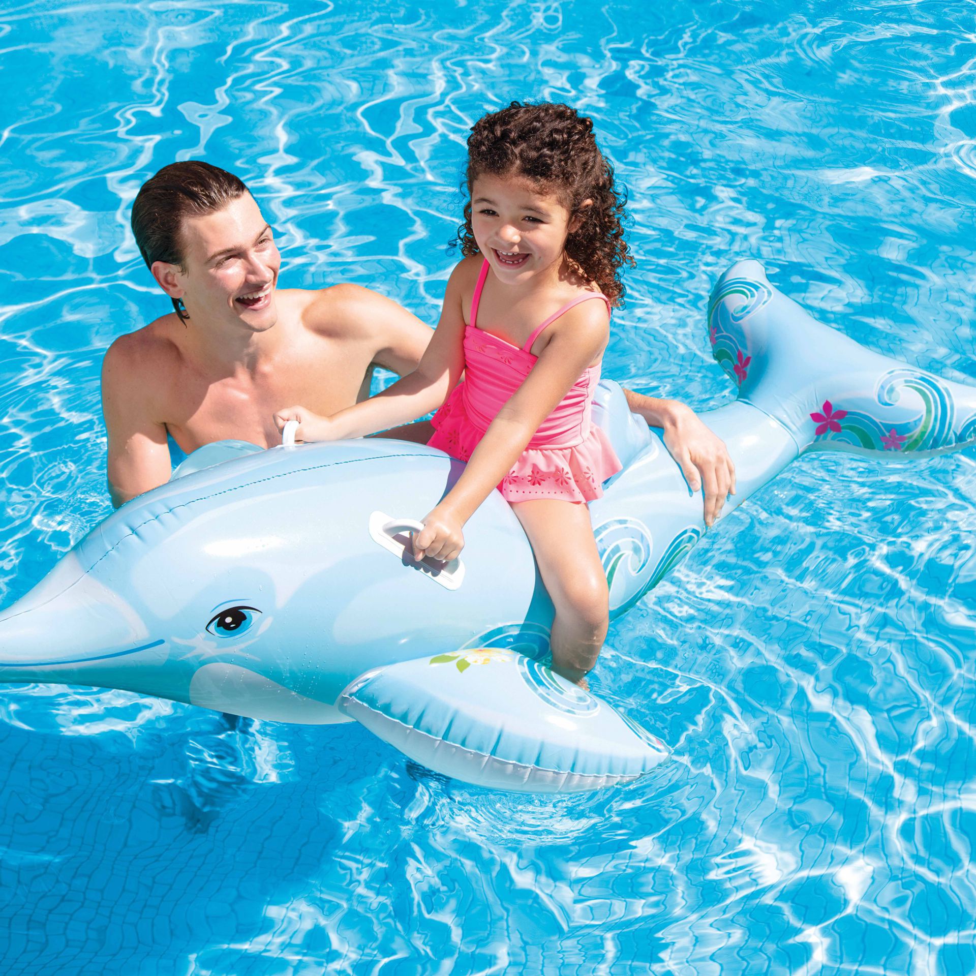 Intex kleine dolfijn ride-on kopen
