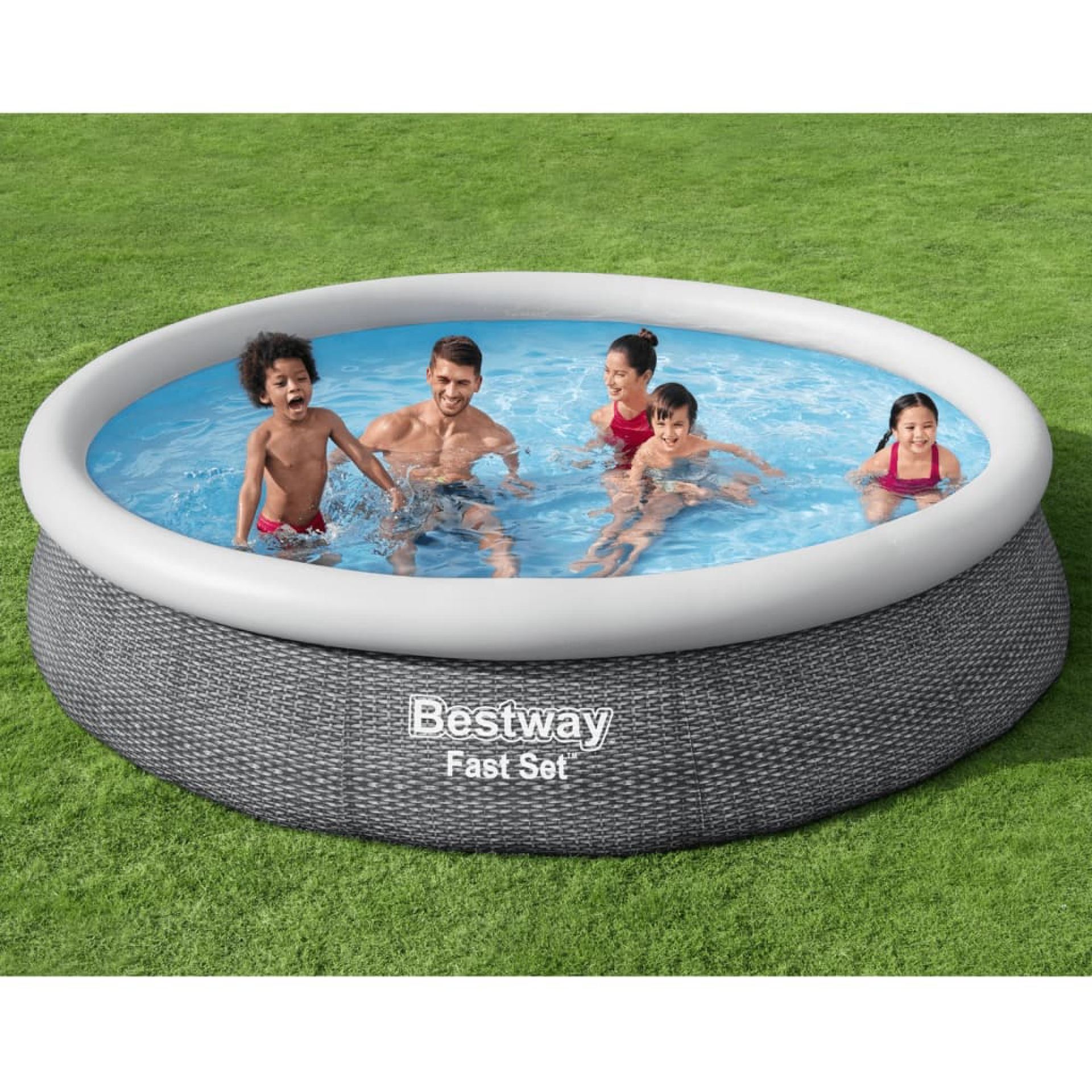 Bestway fast set zwembad rotan kopen
