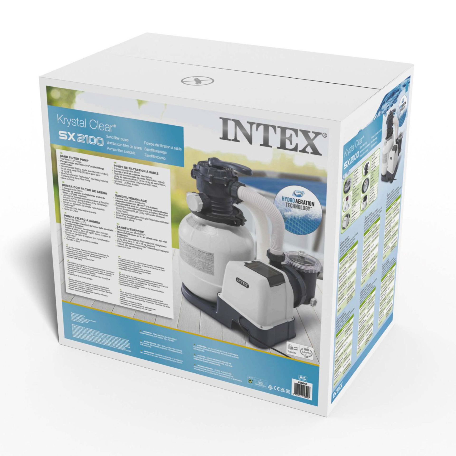 Intex SX2100 sand filter pump W/RCD goedkoop