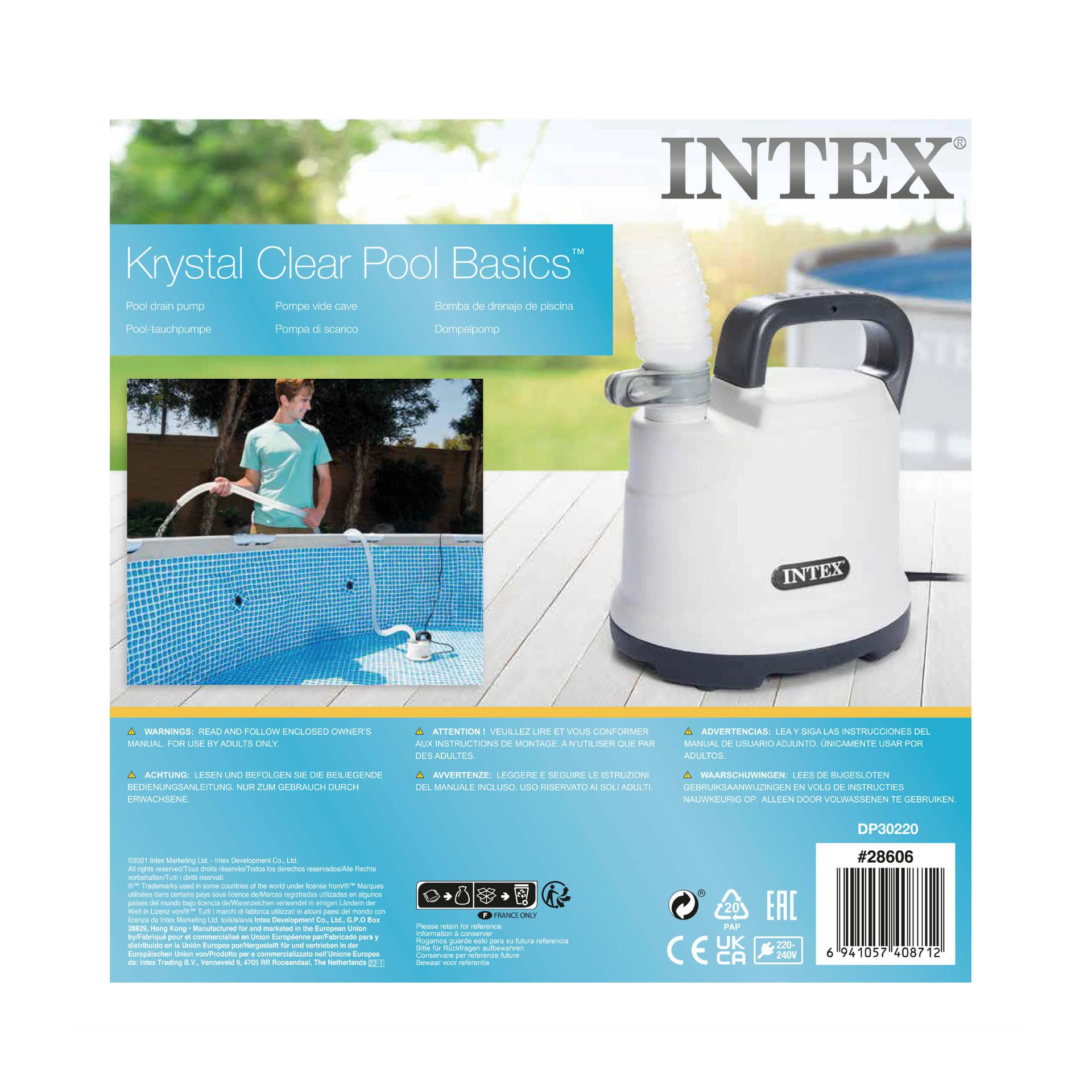 Intex pool drain pump goedkoop