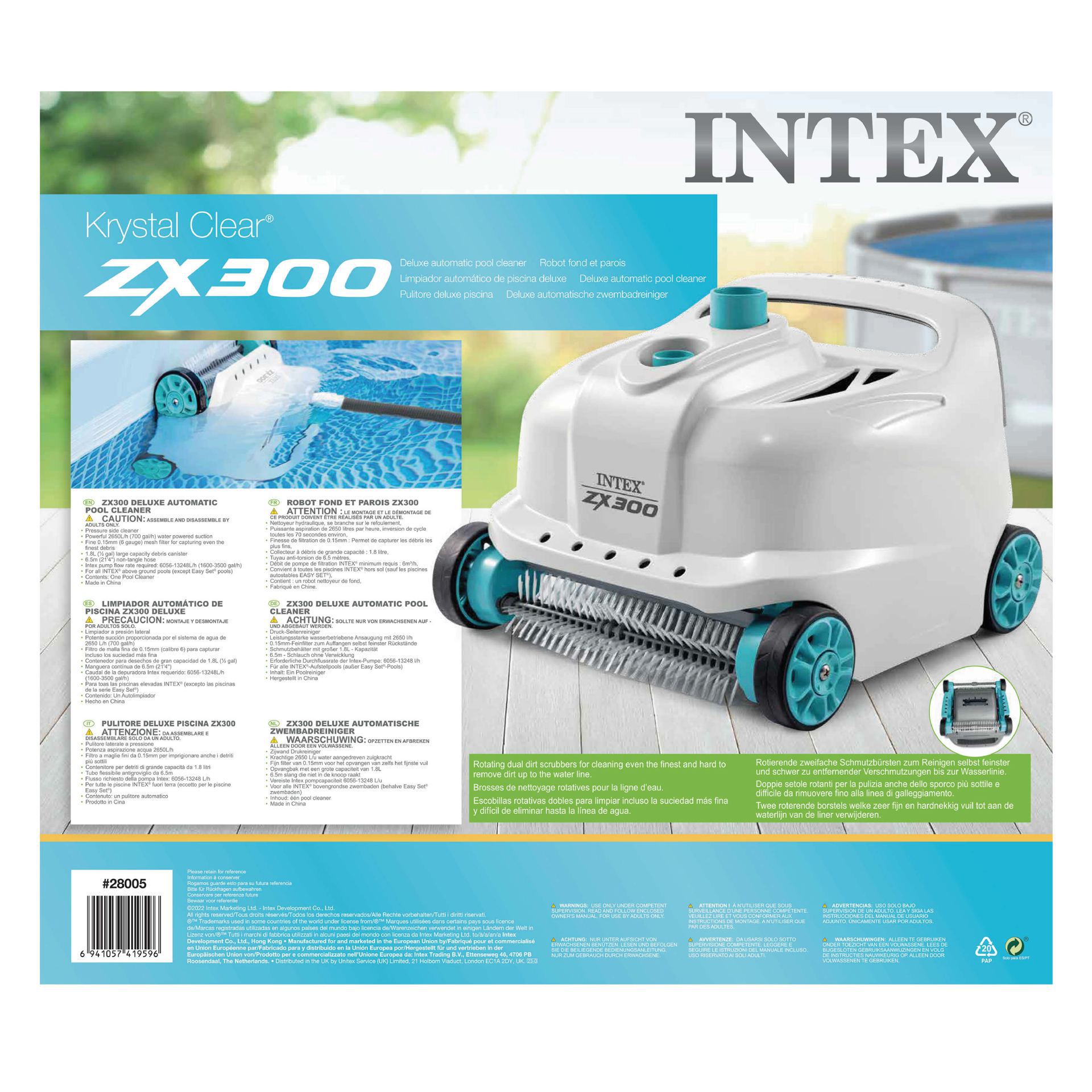 ZX300 deluxe automatic pool cleaner kopen