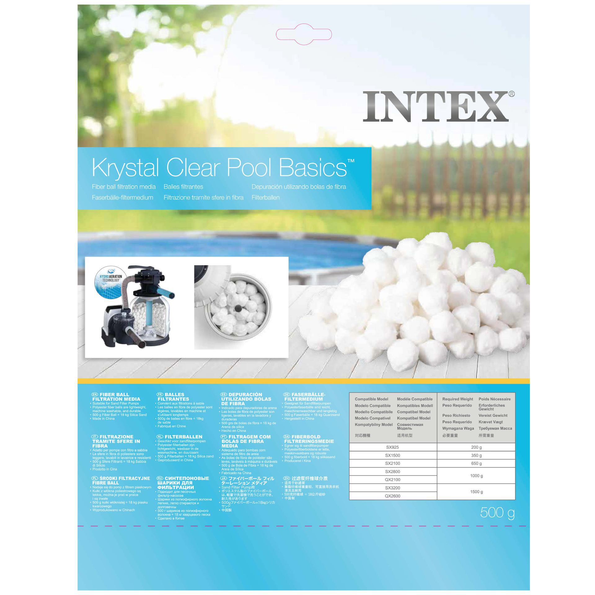 Intex fiber ball filtration media goedkoop