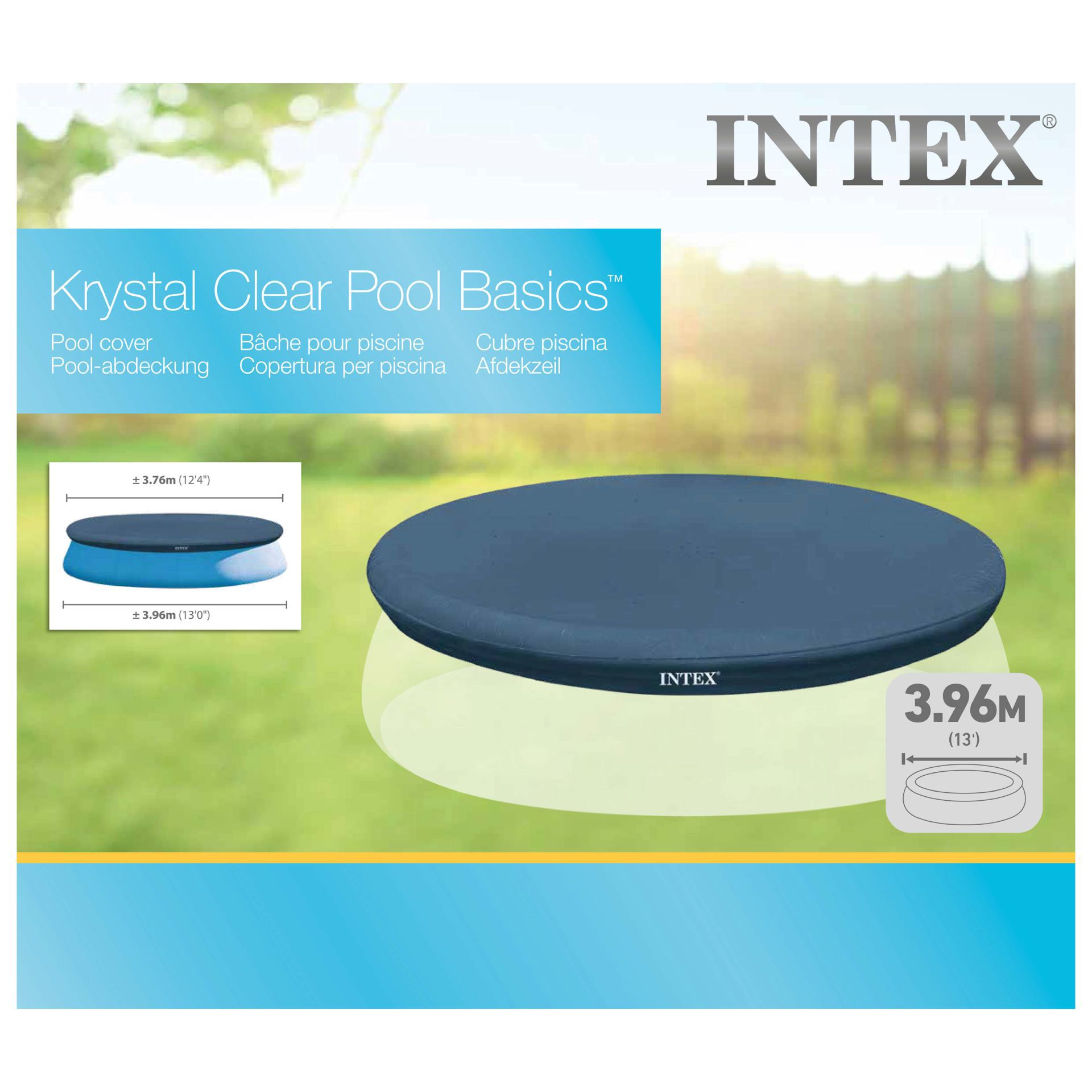 Intex easy set pool cover 396cm x 30cm online