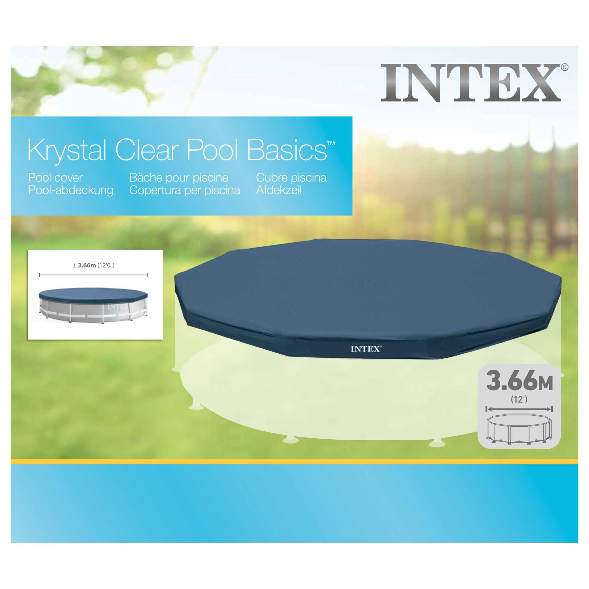 Intex round pool cover 366cm x 25cm bestellen