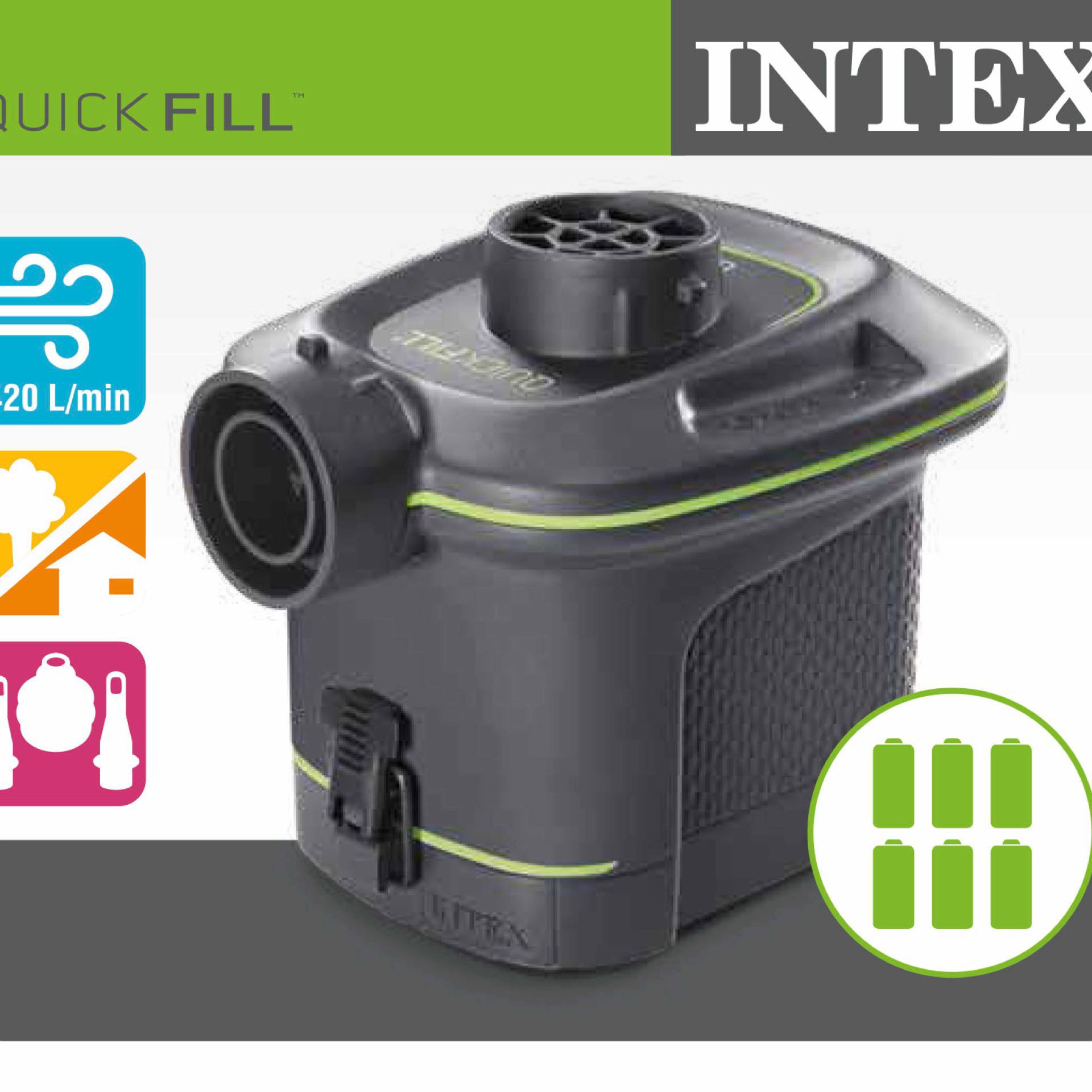 Intex quickfill battery pomp goedkoop