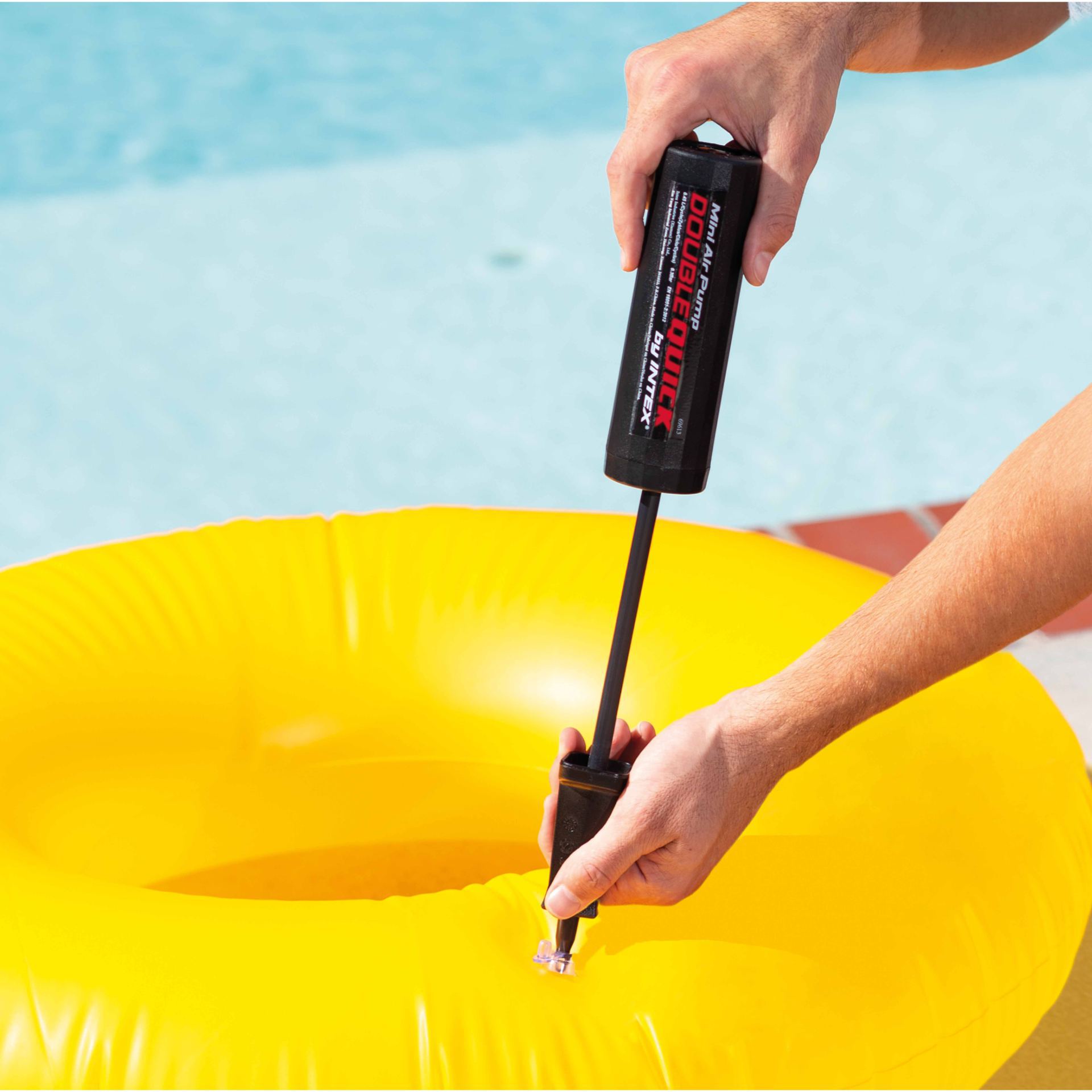 Intex double click mini handpomp goedkoop