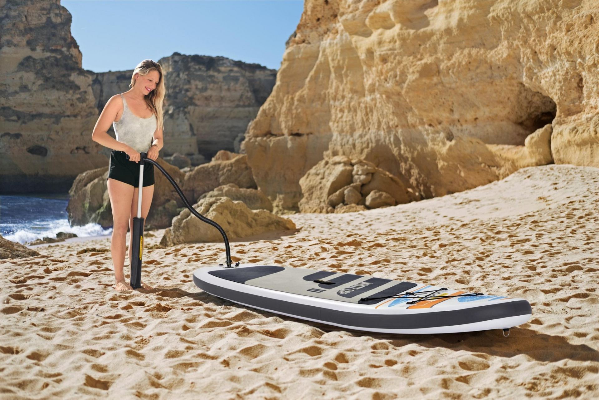 Bestway SUP board white cap set goedkoop