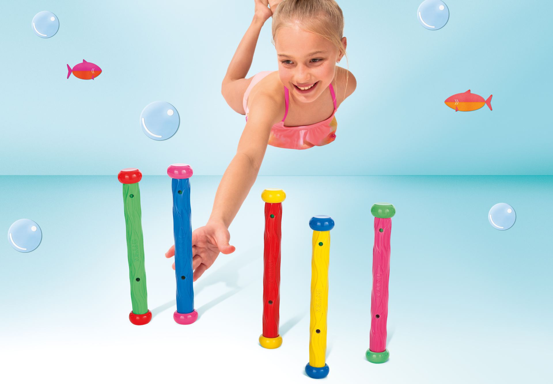 Onderwater fun balls set van 4 bestellen