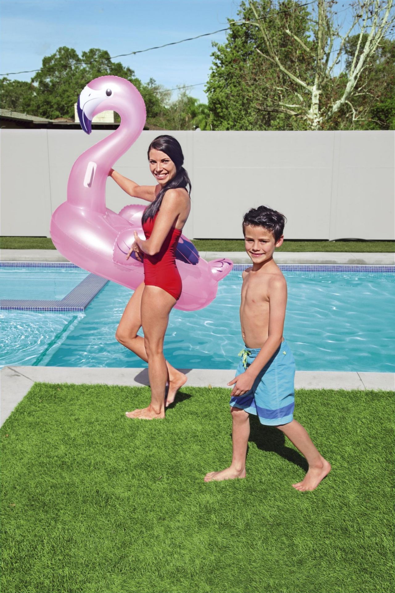 Bestway opblaas flamingo bestellen