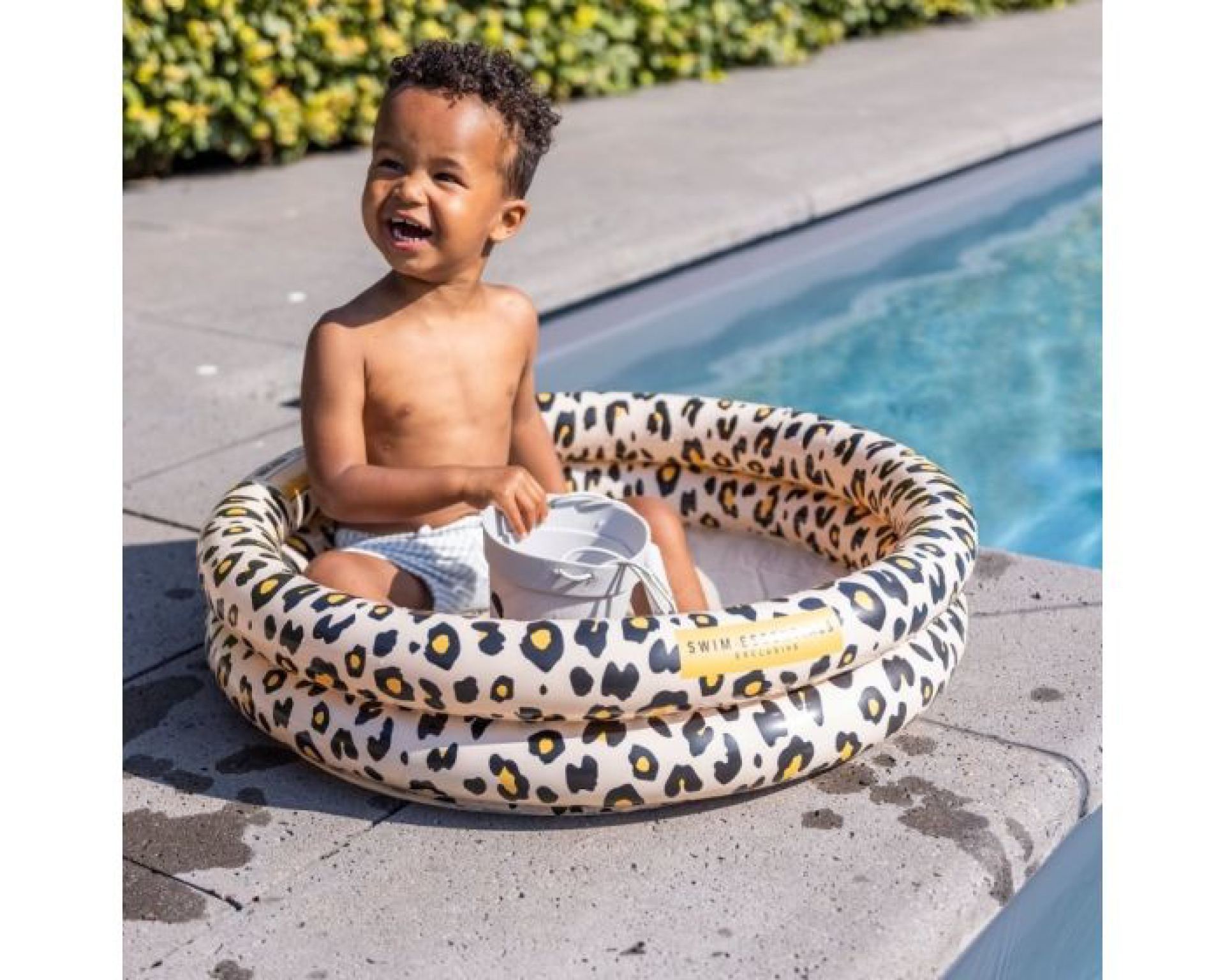 Swim Essentials zwembad luipaard beige 60cm