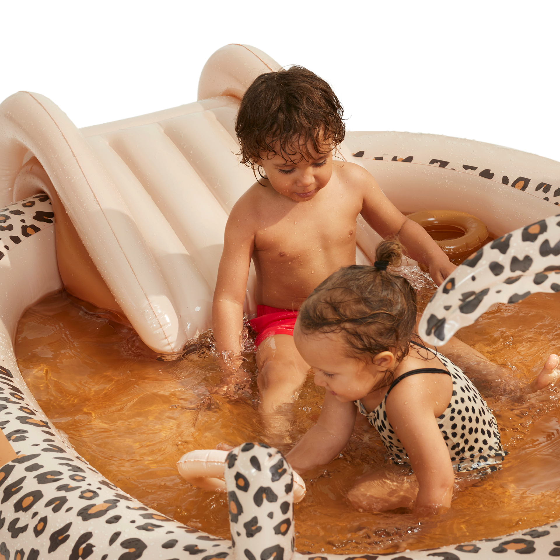 avontuur zwembad luipaard beige bestellen
