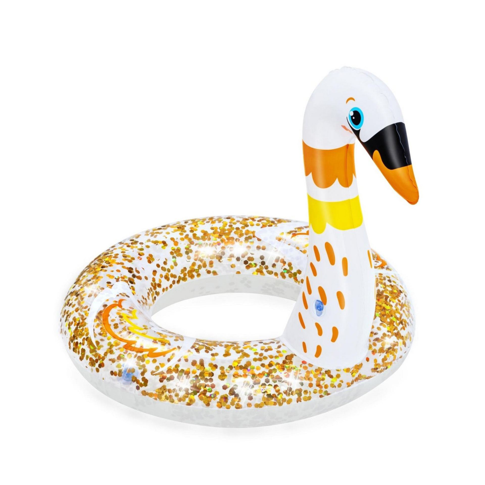 Bestway zwemband glitter flamingo wit