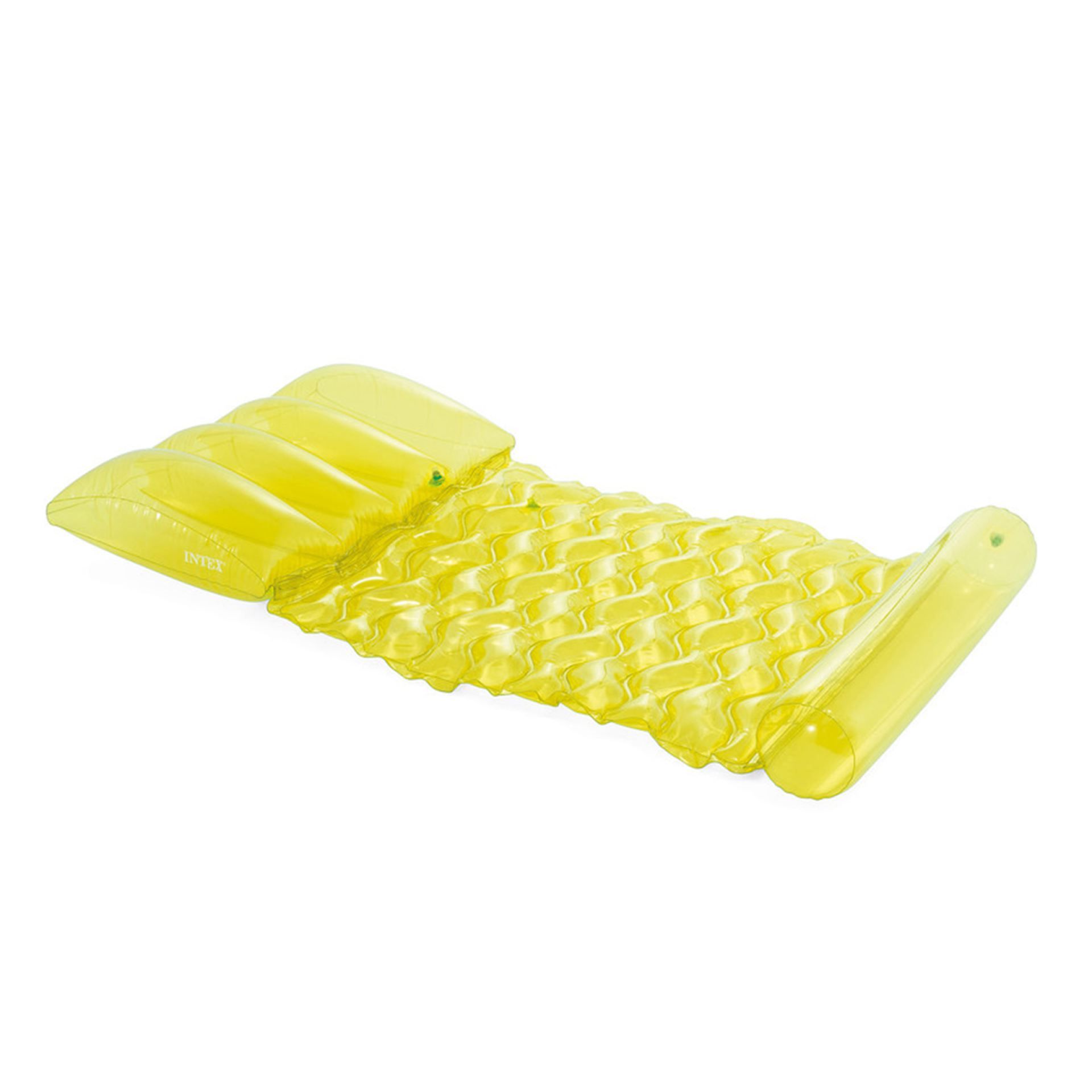 Intex transparent water hammock geel