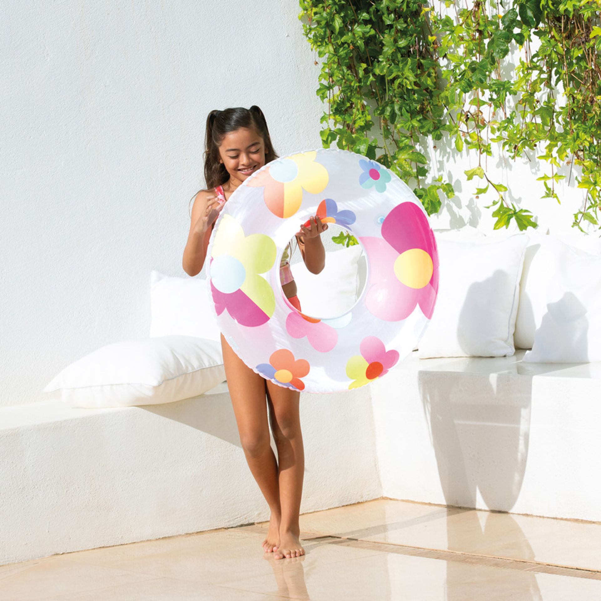 Intex whimsical magic tube bloemen halen