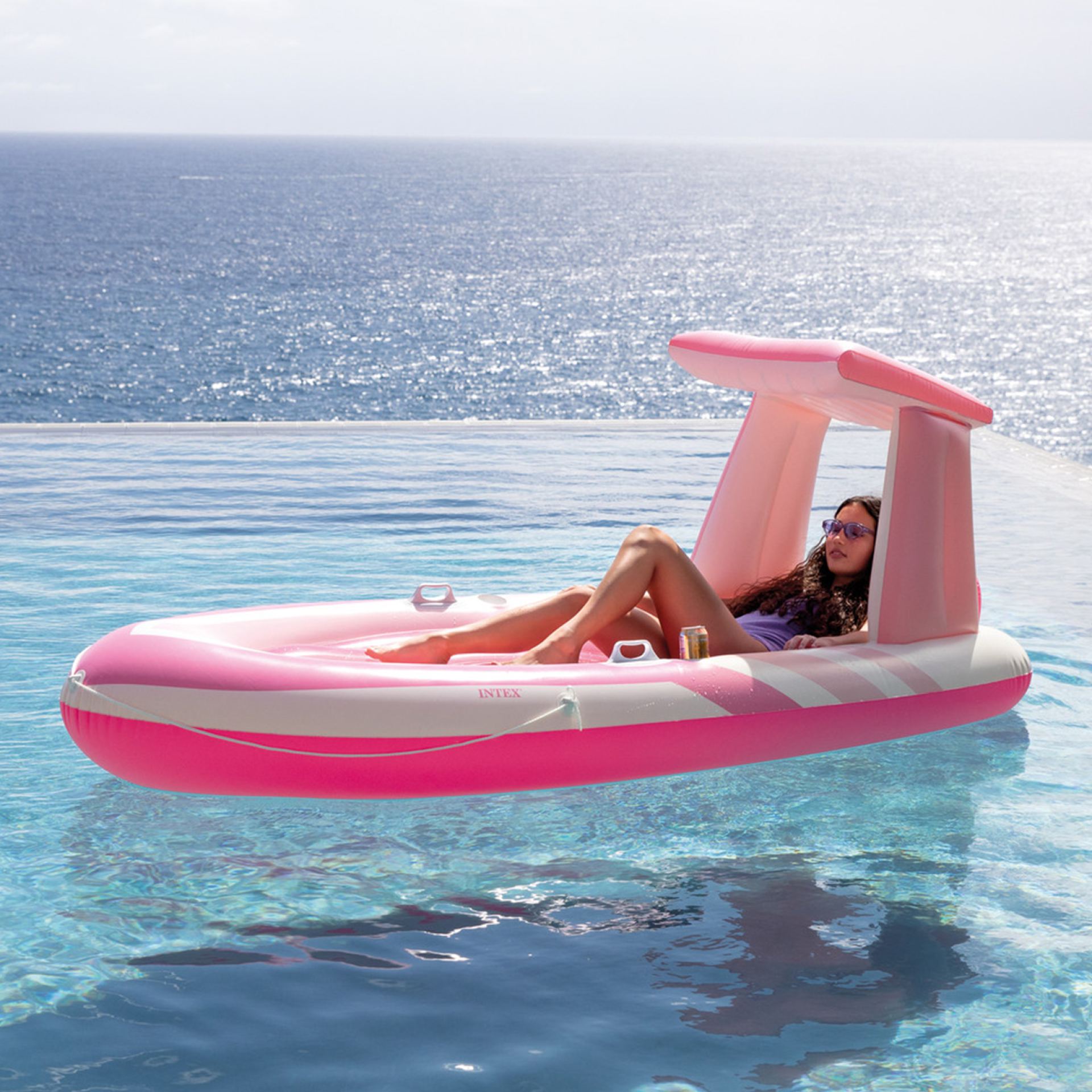 Intex pink paradise boat float kopen