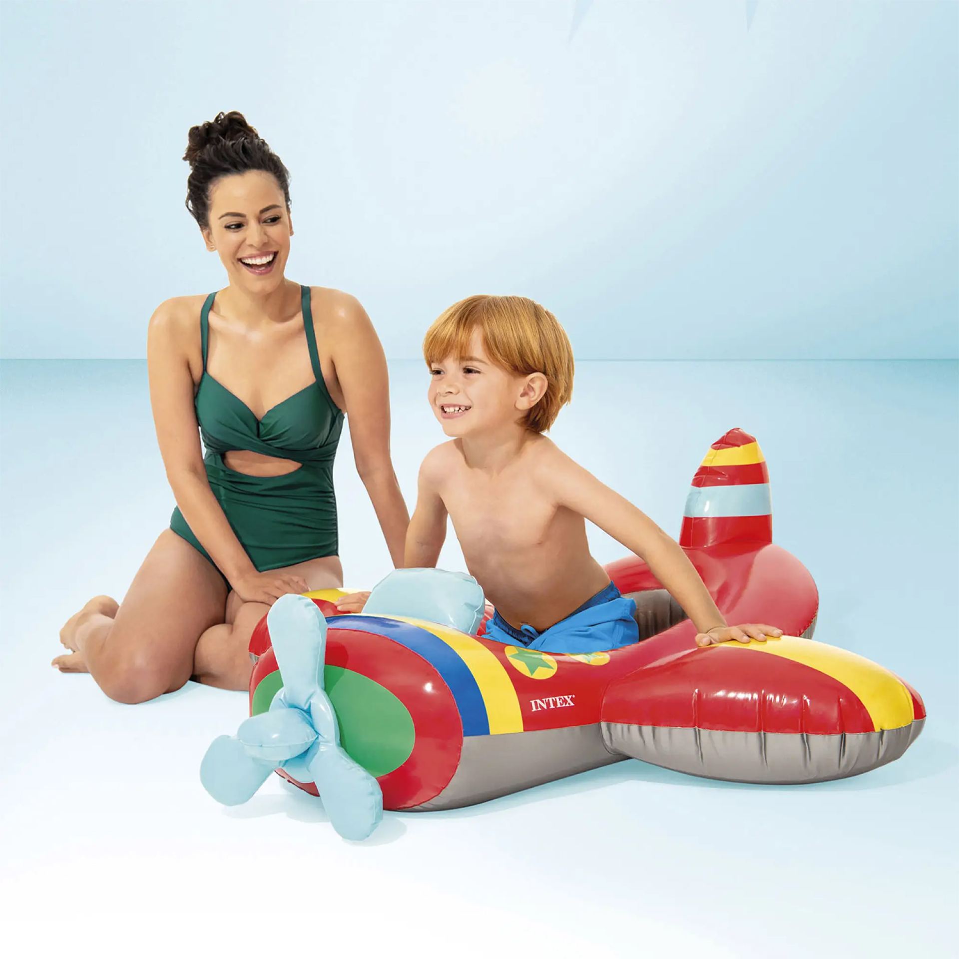 Intex pool cruiser vliegtuig 109 x 74cm