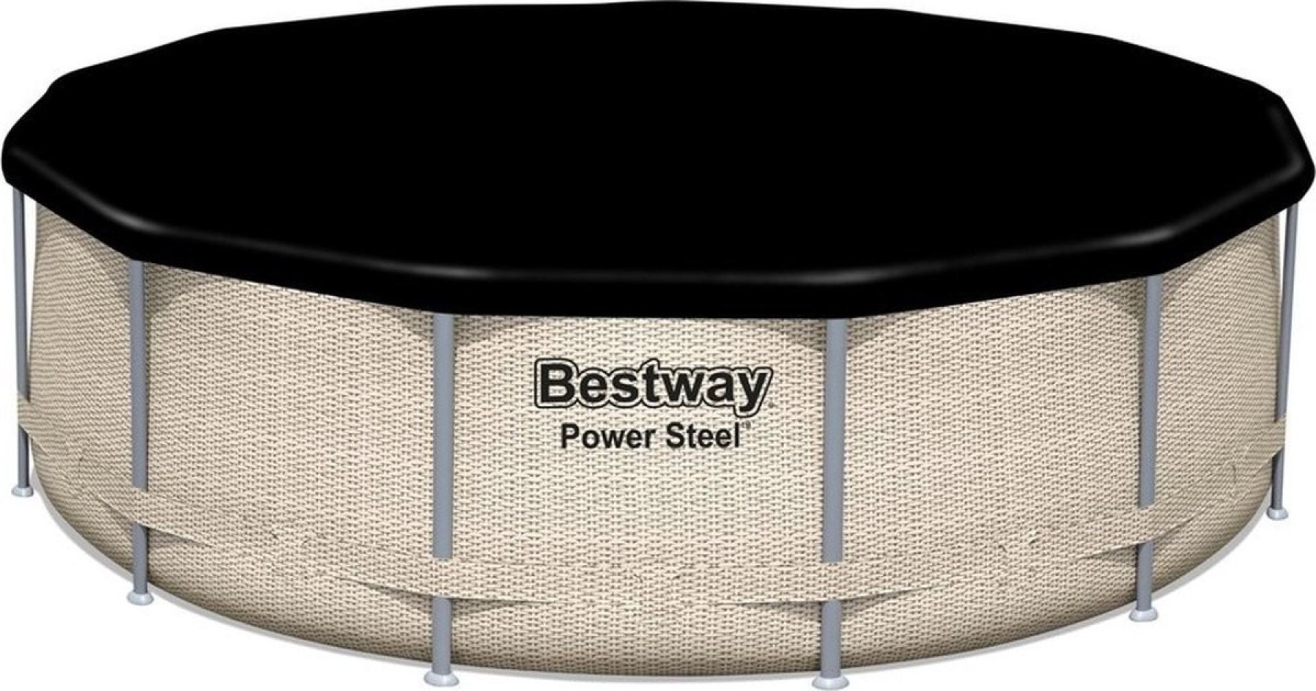 zwembad power steel set rond rotan396x396x107