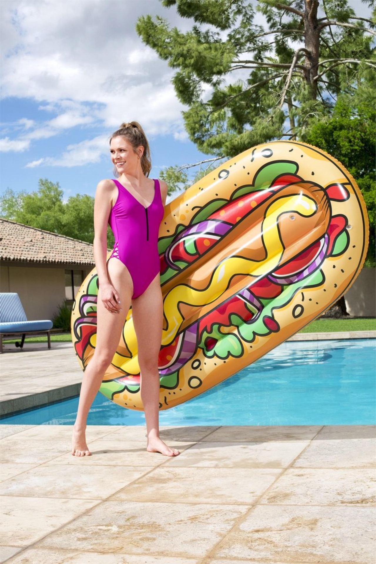 Bestway luchtbed hot dog 94cmx109cm online