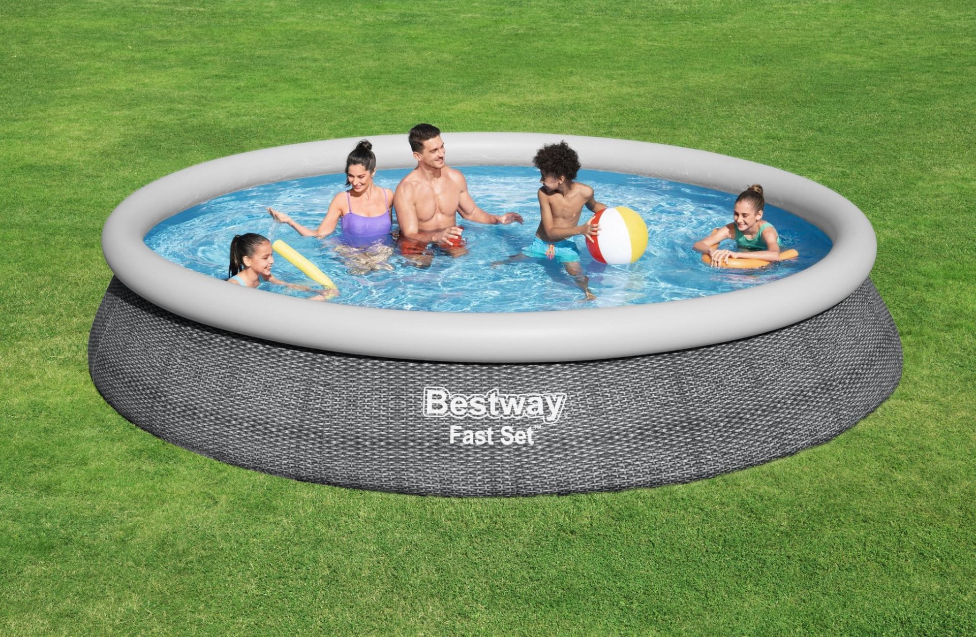 Bestway fast set zwembad rotan kopen