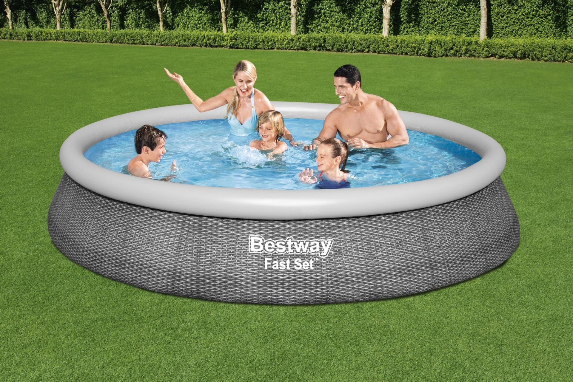 Bestway fast set zwembad rotan kopen