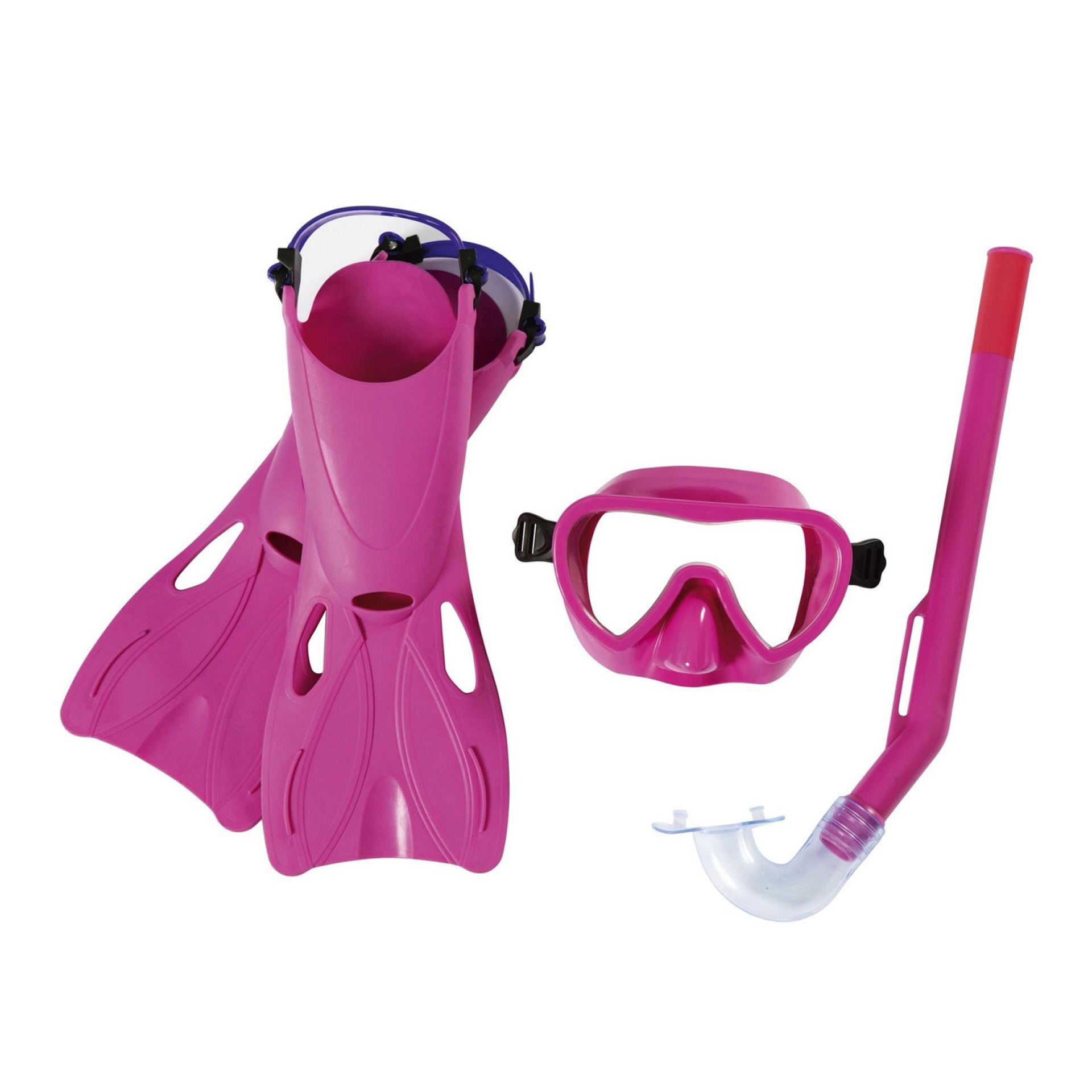 Bestway snorkelset compleet roze 3 tot 6 jaar