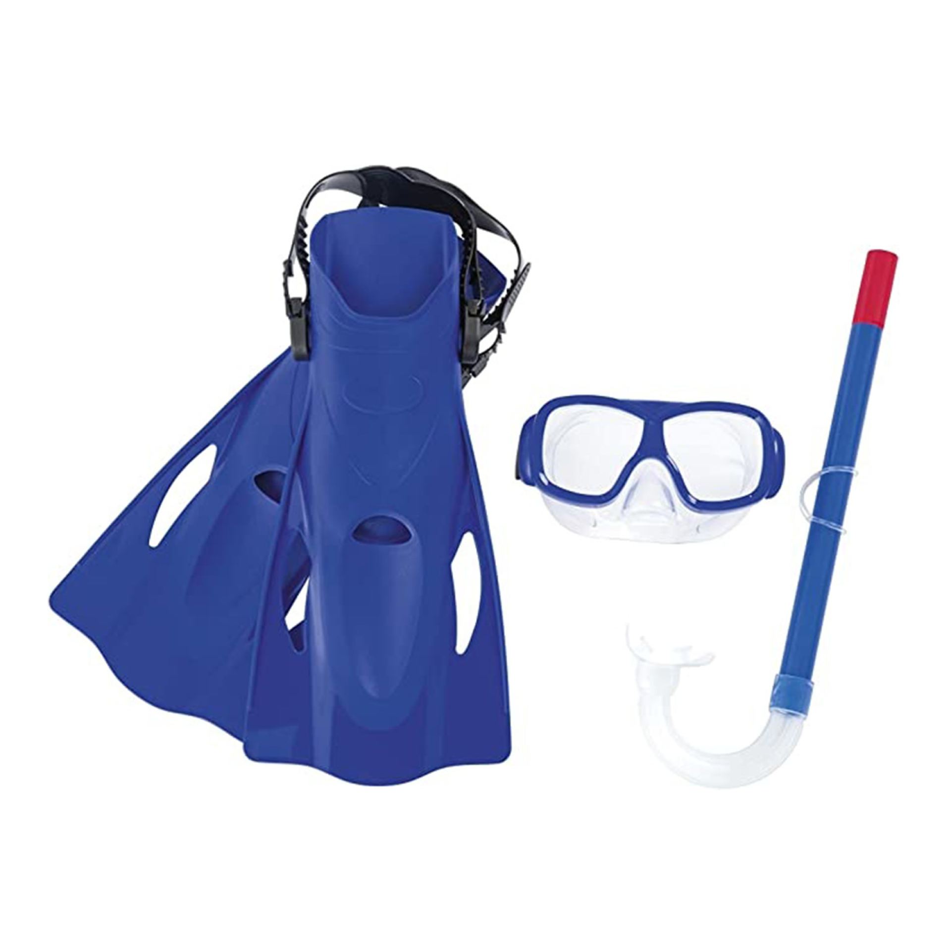 Bestway snorkelset compleet blauw