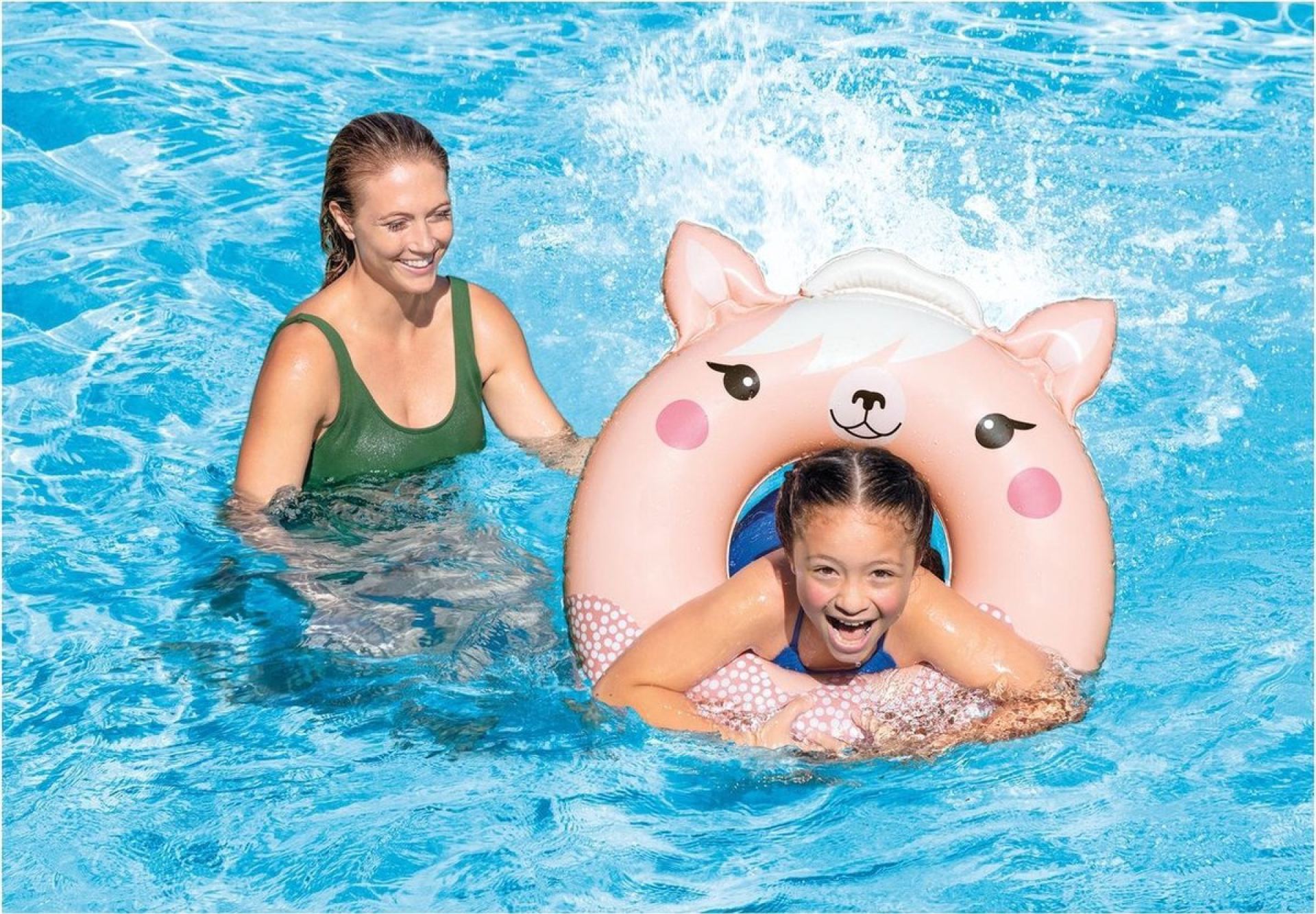 Intex zwemband cute animal tube roze kopen