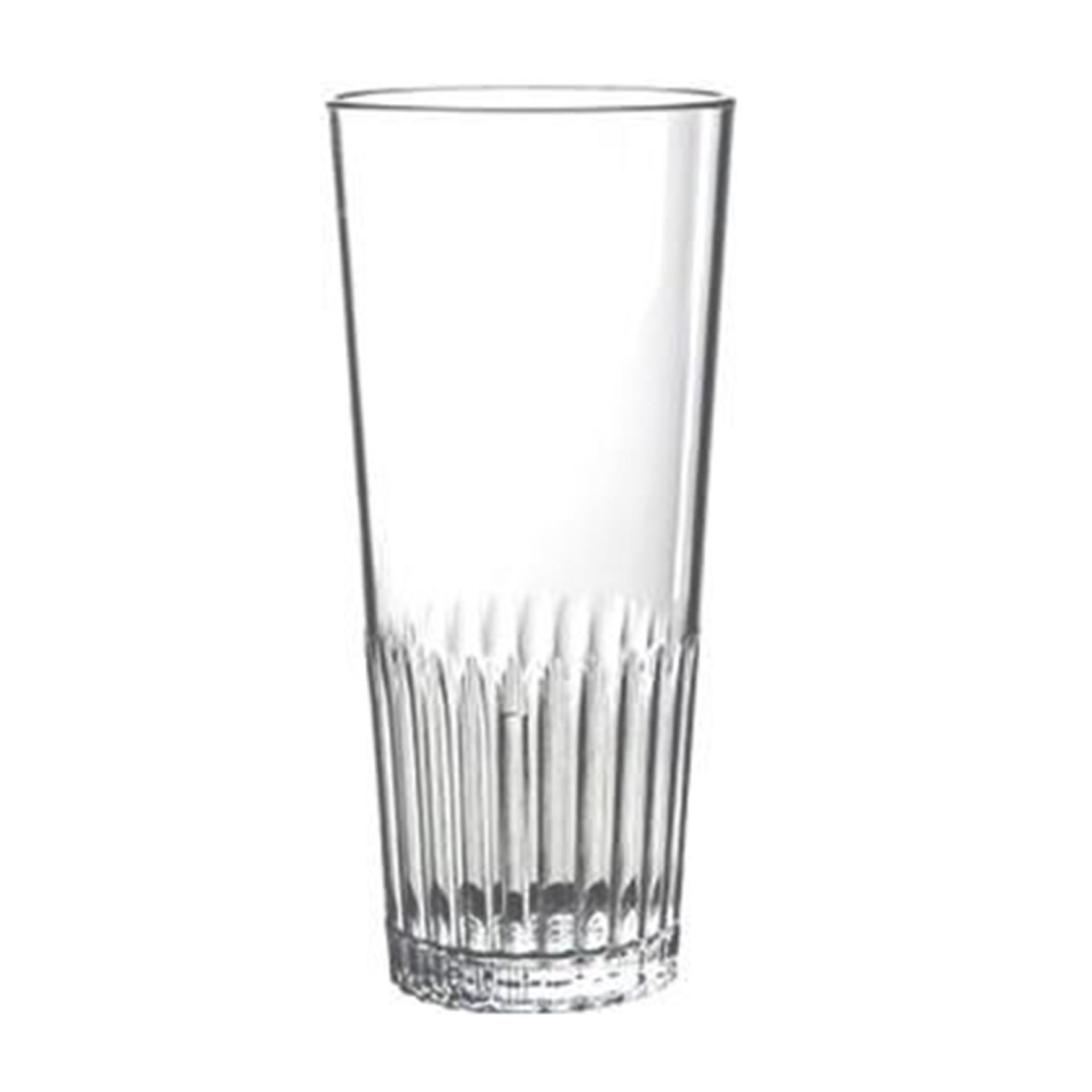 Fjesta kunststof bierglazen ribbel 25cl