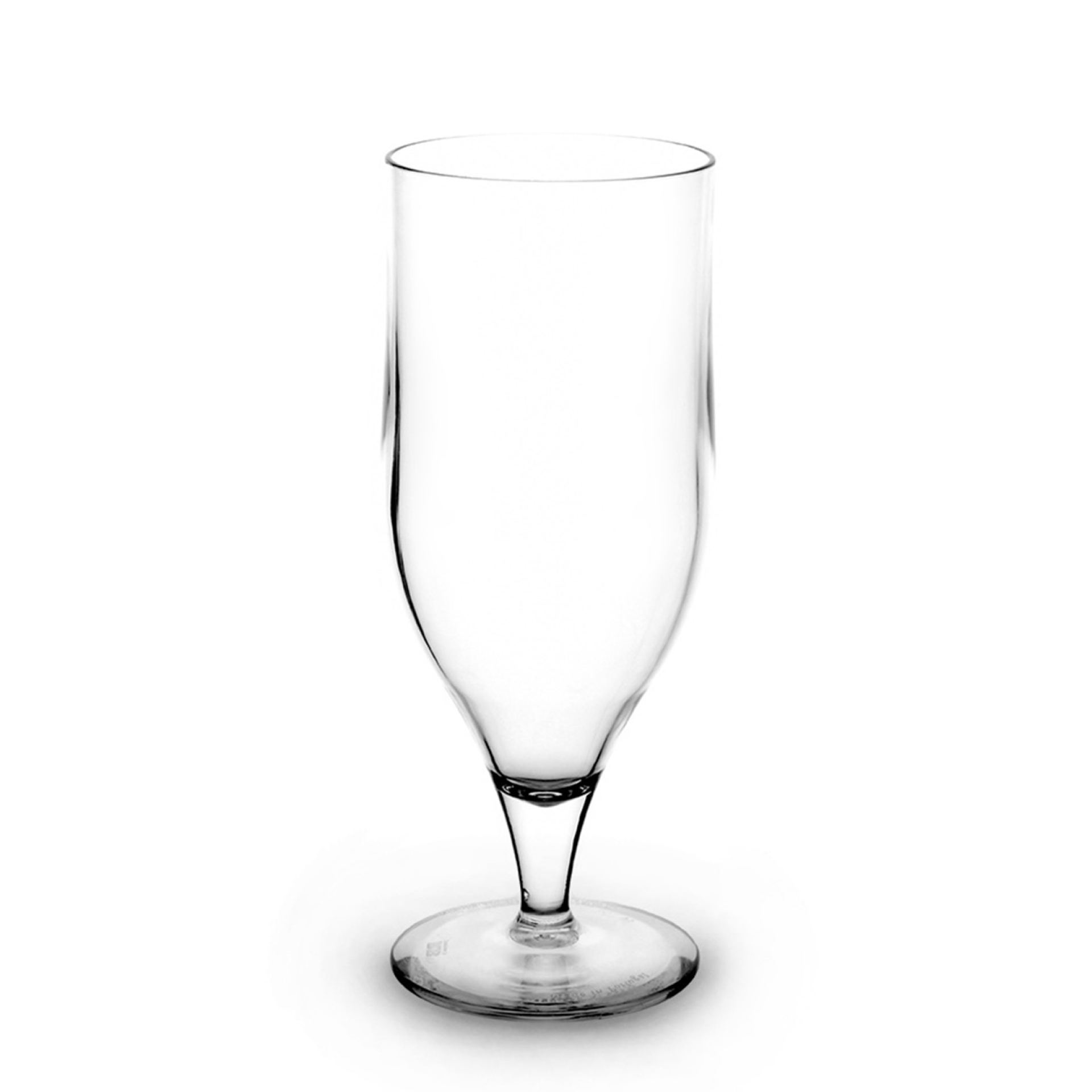 Kunststof bierglazen tulp 28cl transparant
