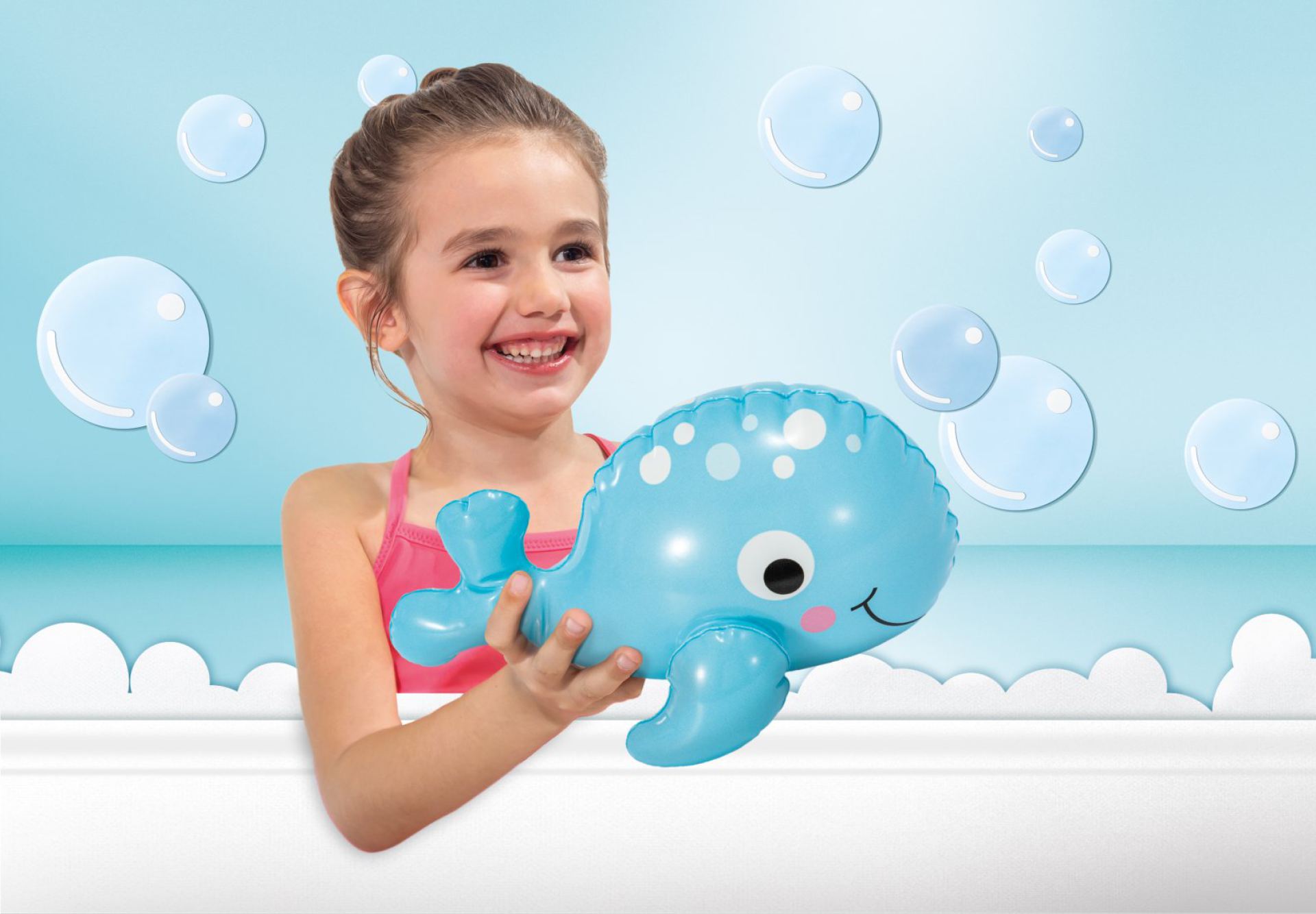 Intex kleine opblaas walvis - 33cm x 21cm