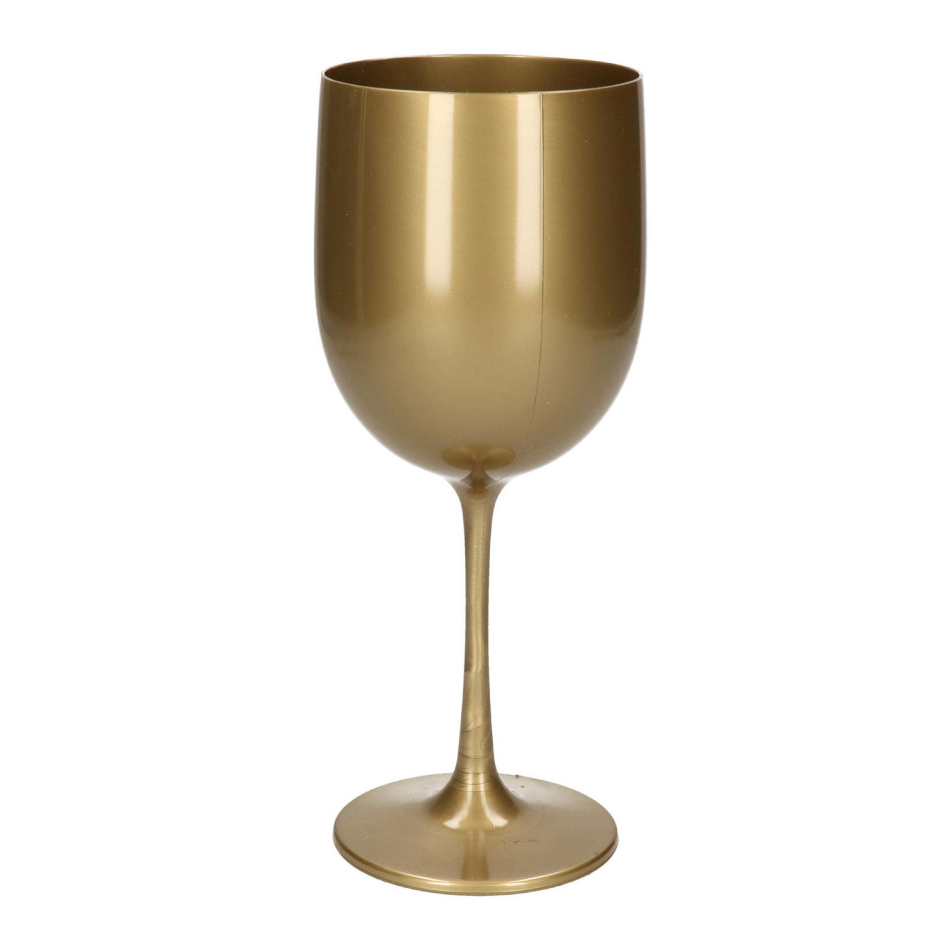 Fjesta kunststof wijnglazen 48cl Goud