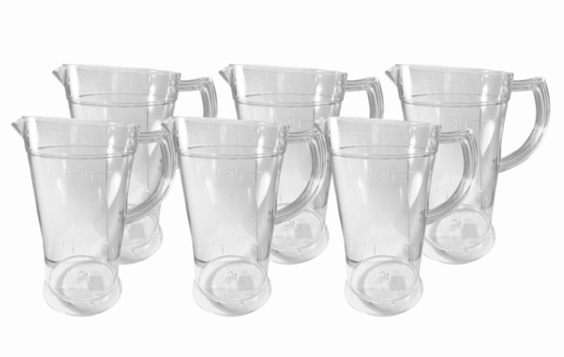 kunststof pitchers 1,5 liter Transparant kopen