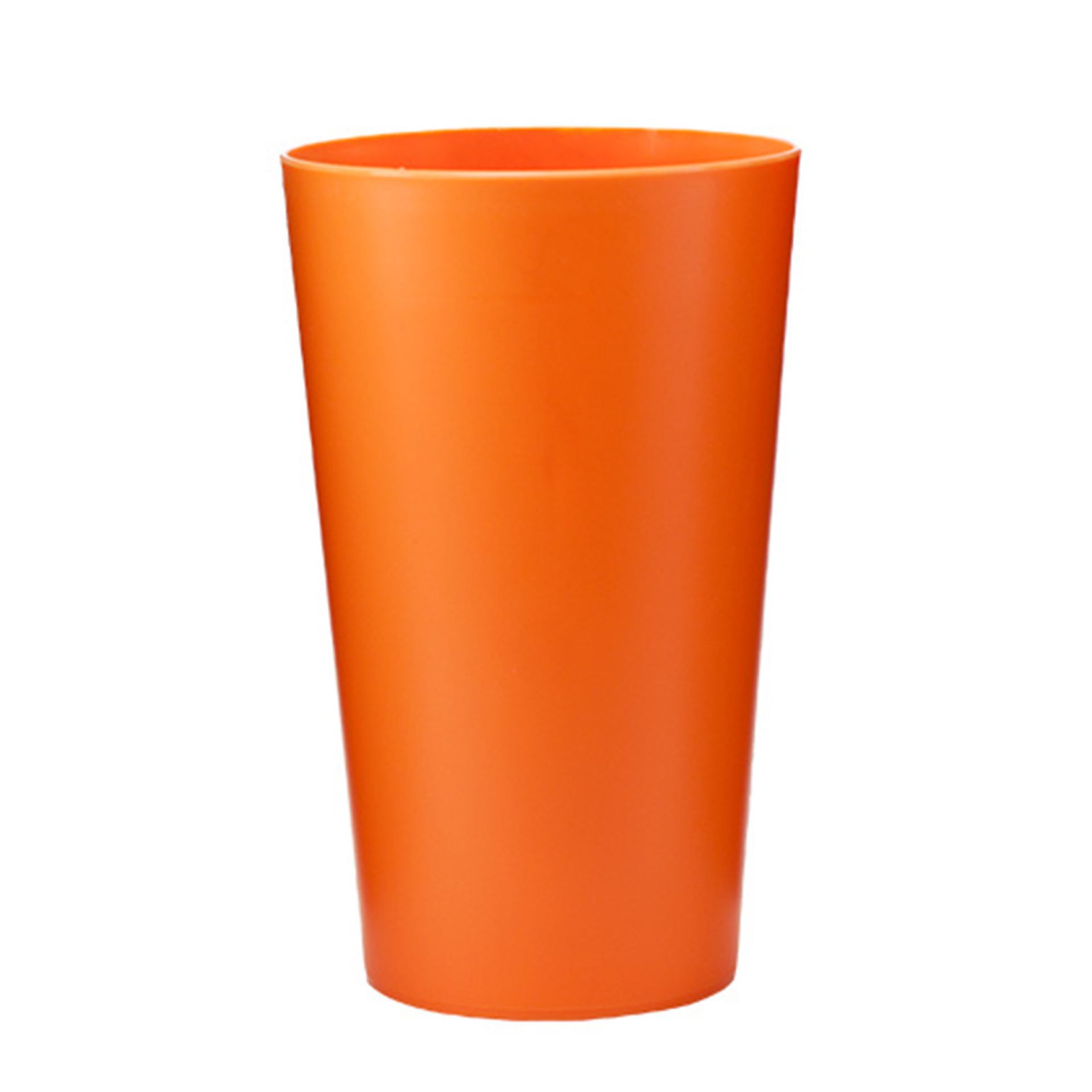 Hardcups oranje 25cl