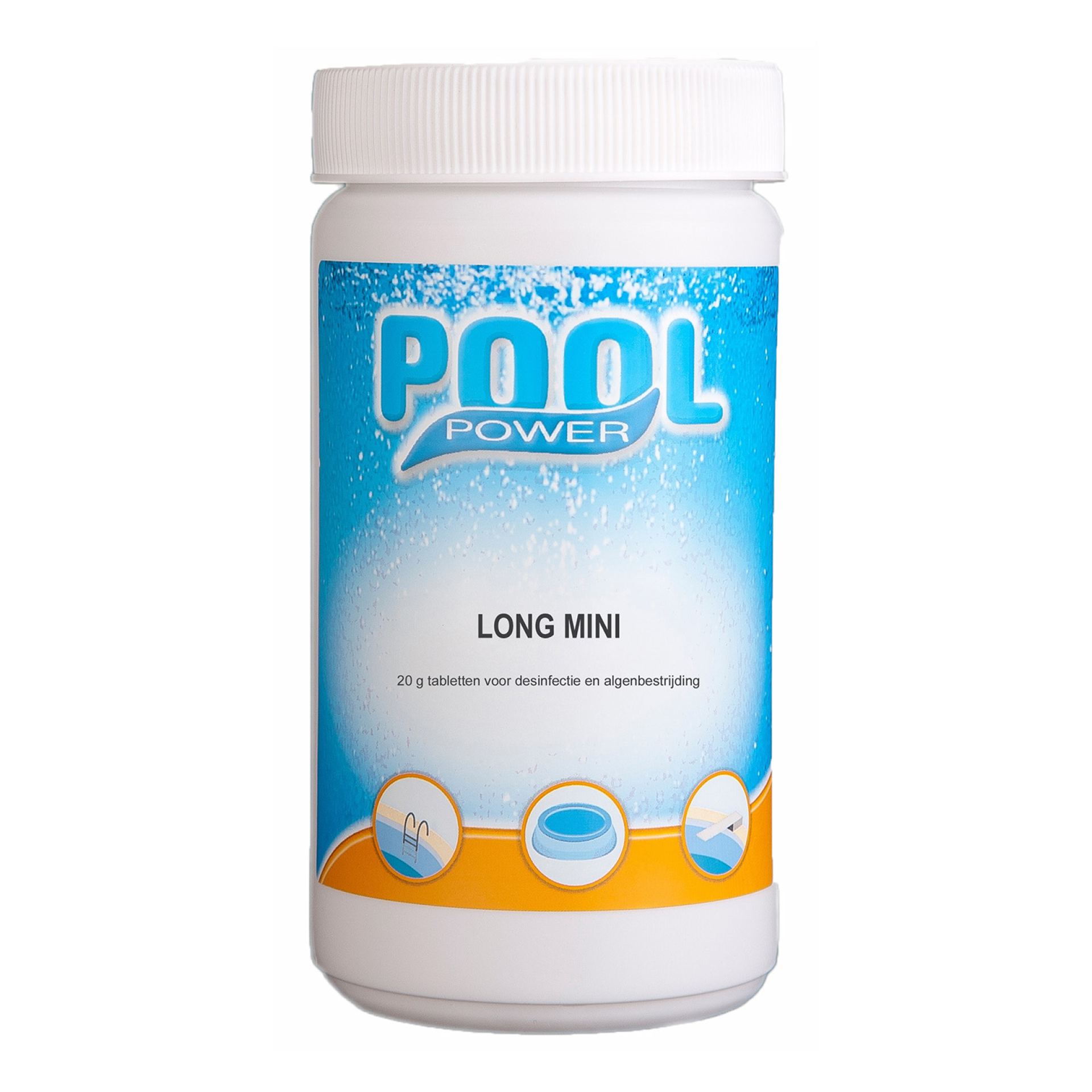 Pool power long mini chloortabletten kopen