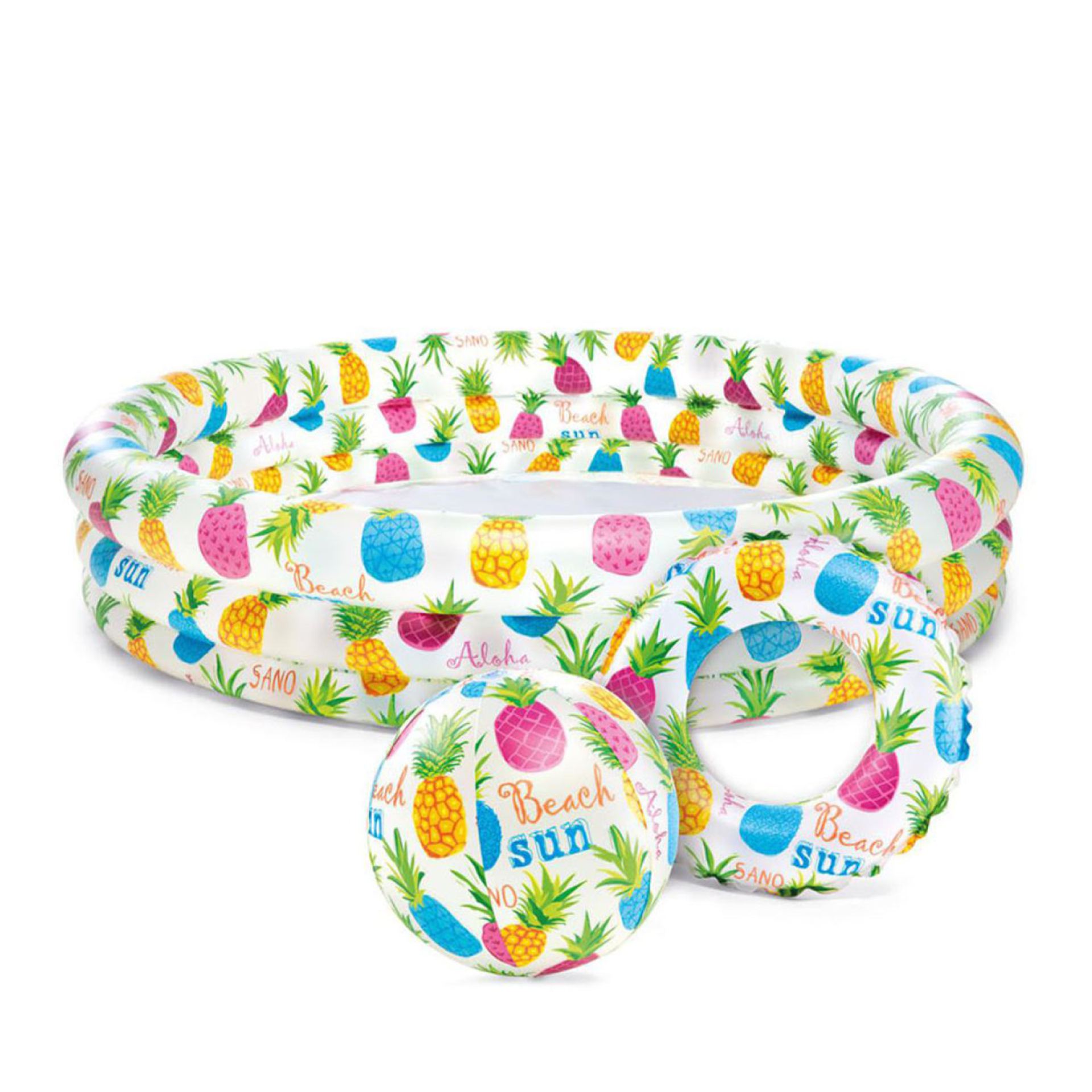 Intex ananas zwembad set 132x28cm