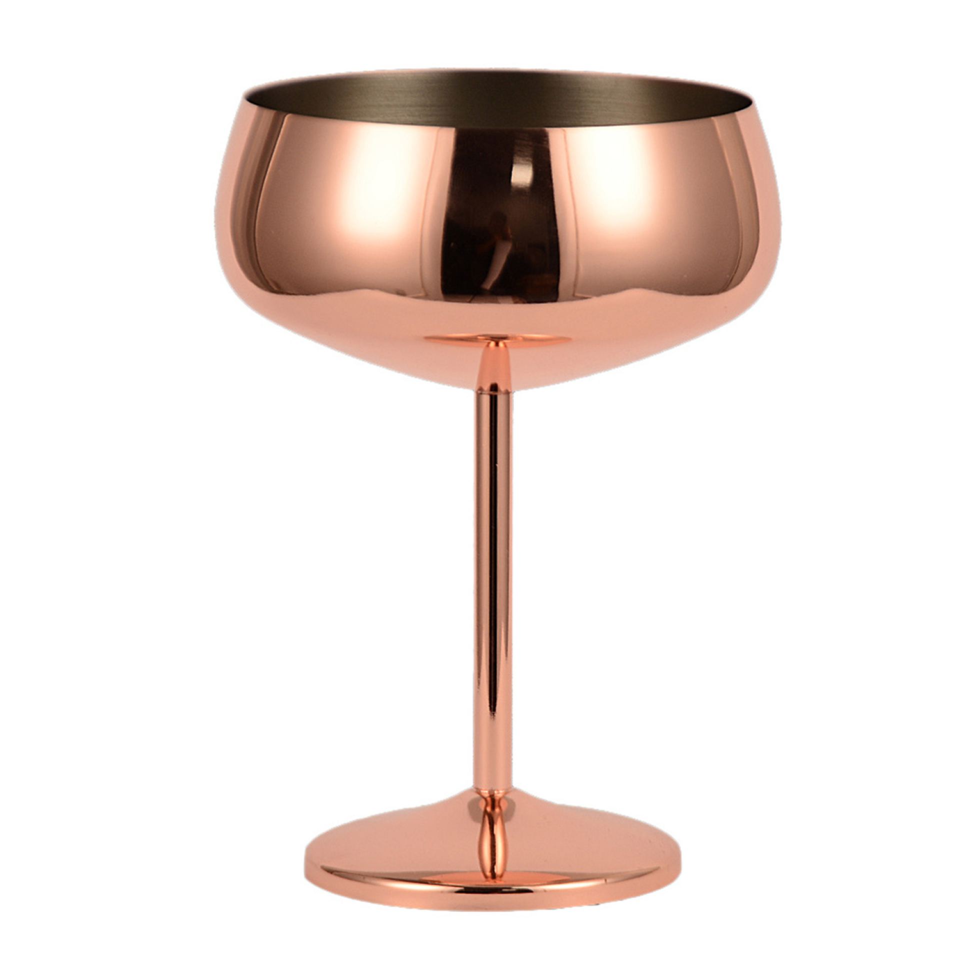 RVS cocktailglazen hoog 40cl Roségoud kopen