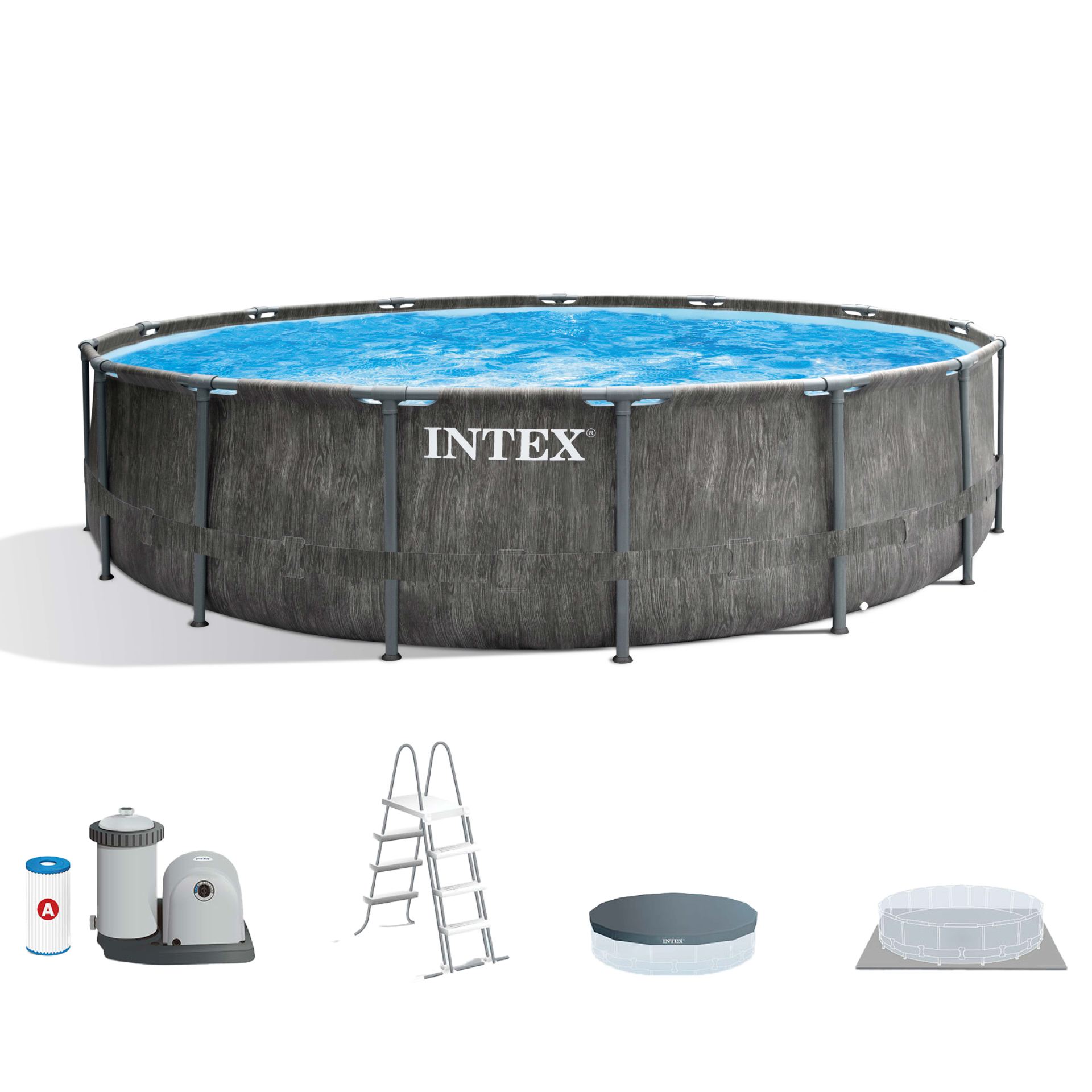 greywood prism frame premium pool set