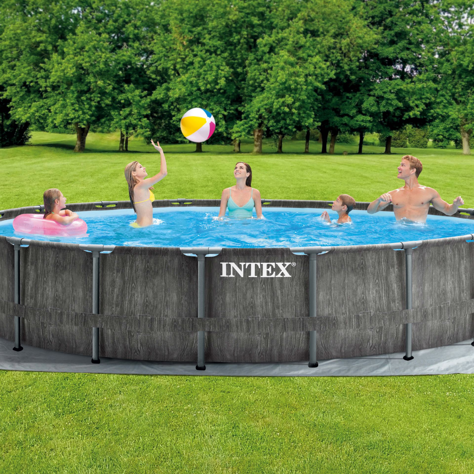premium pool set Intex greywood 549cm 122cm