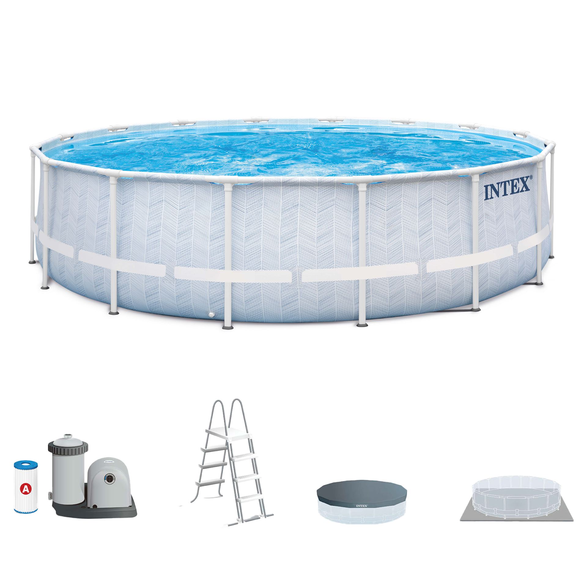 Intex chervon prism frame premium pool set