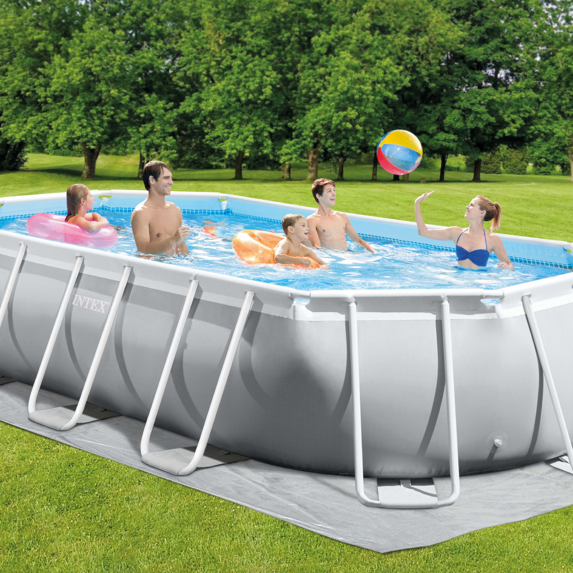 prism frame oval pool 503cm x 274cm x 122cm