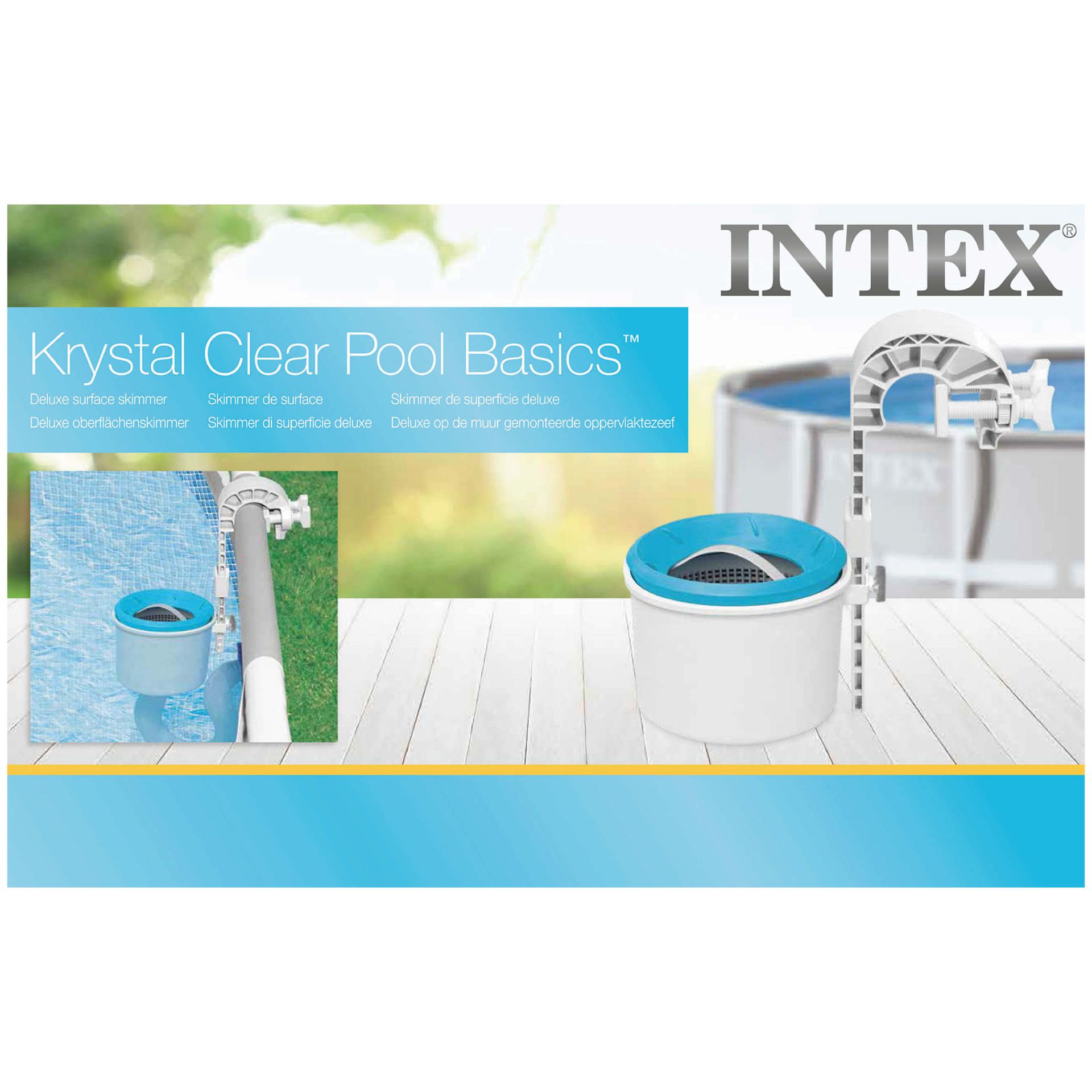 goede Intex deluxe wall mount surface skimmer