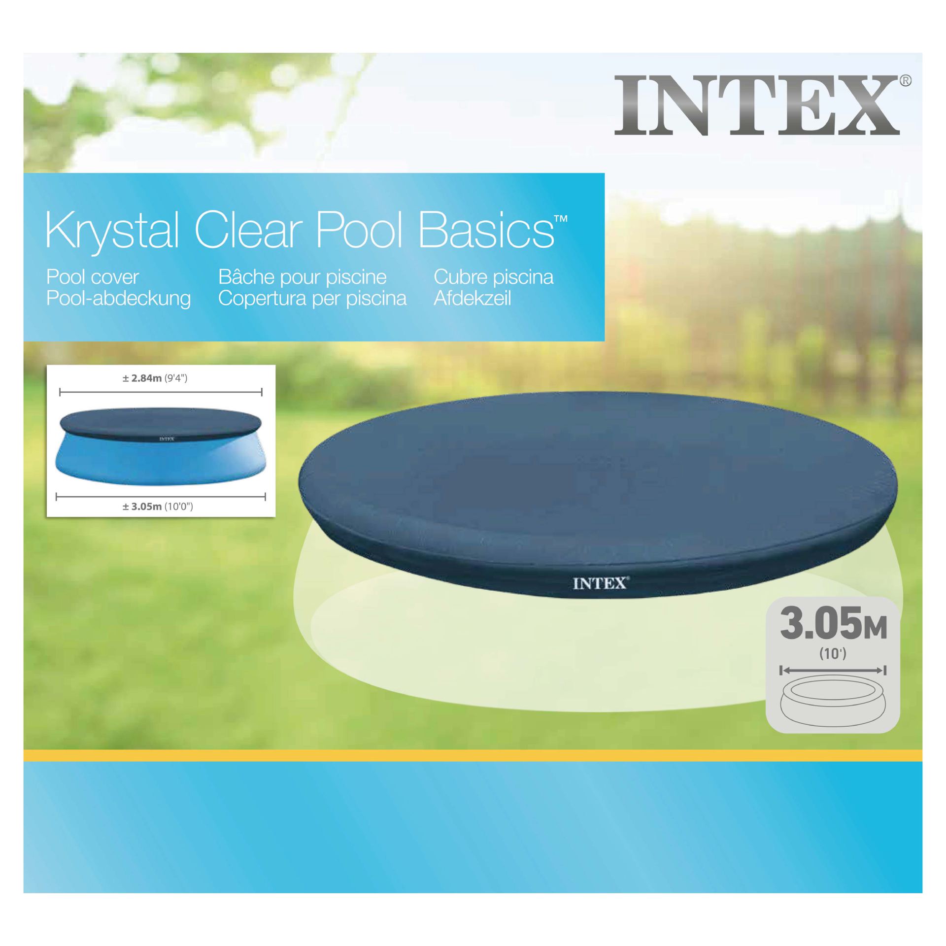 Intex 305cm x 30cm easy set pool cover