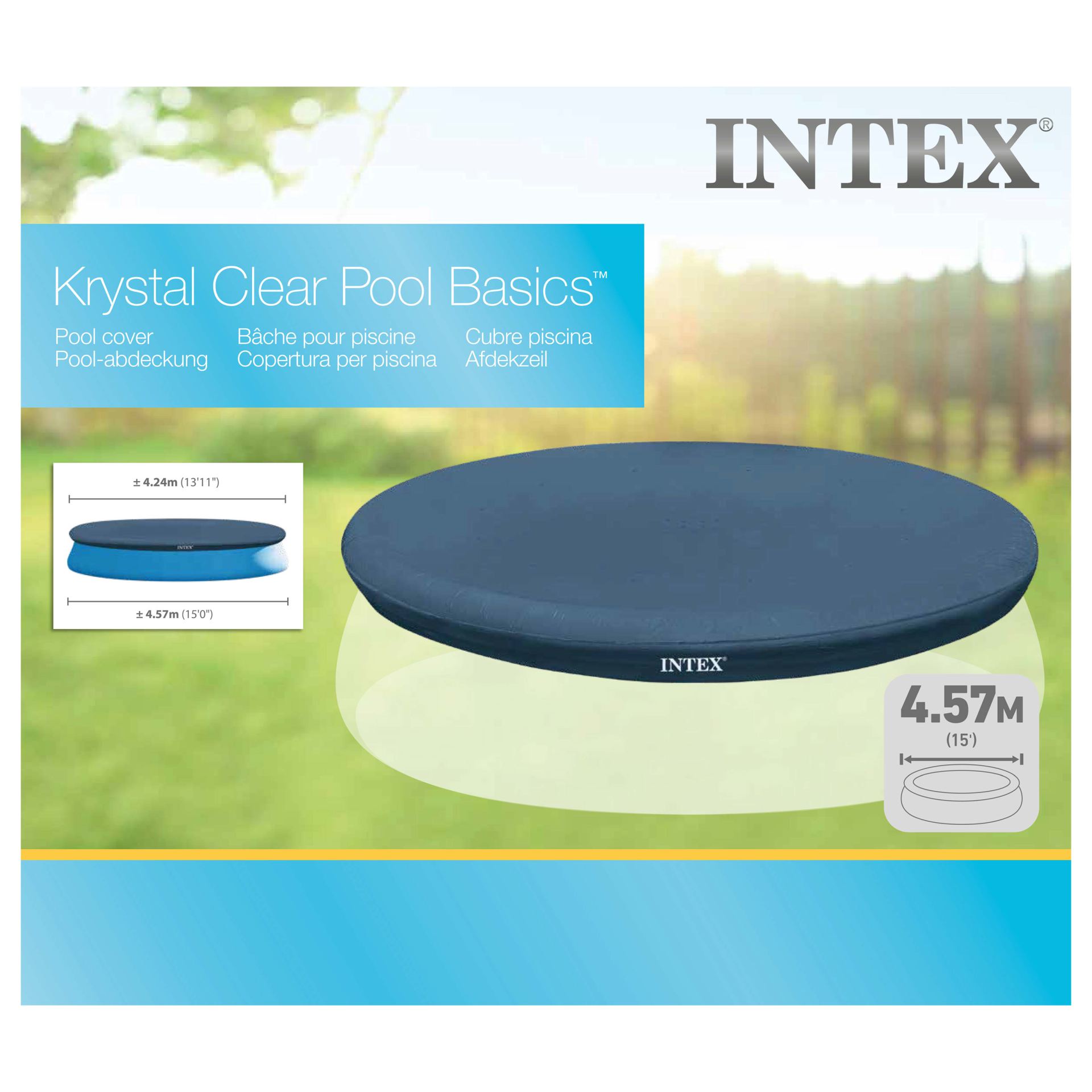 easy set pool cover Intex  457cm x 30cm