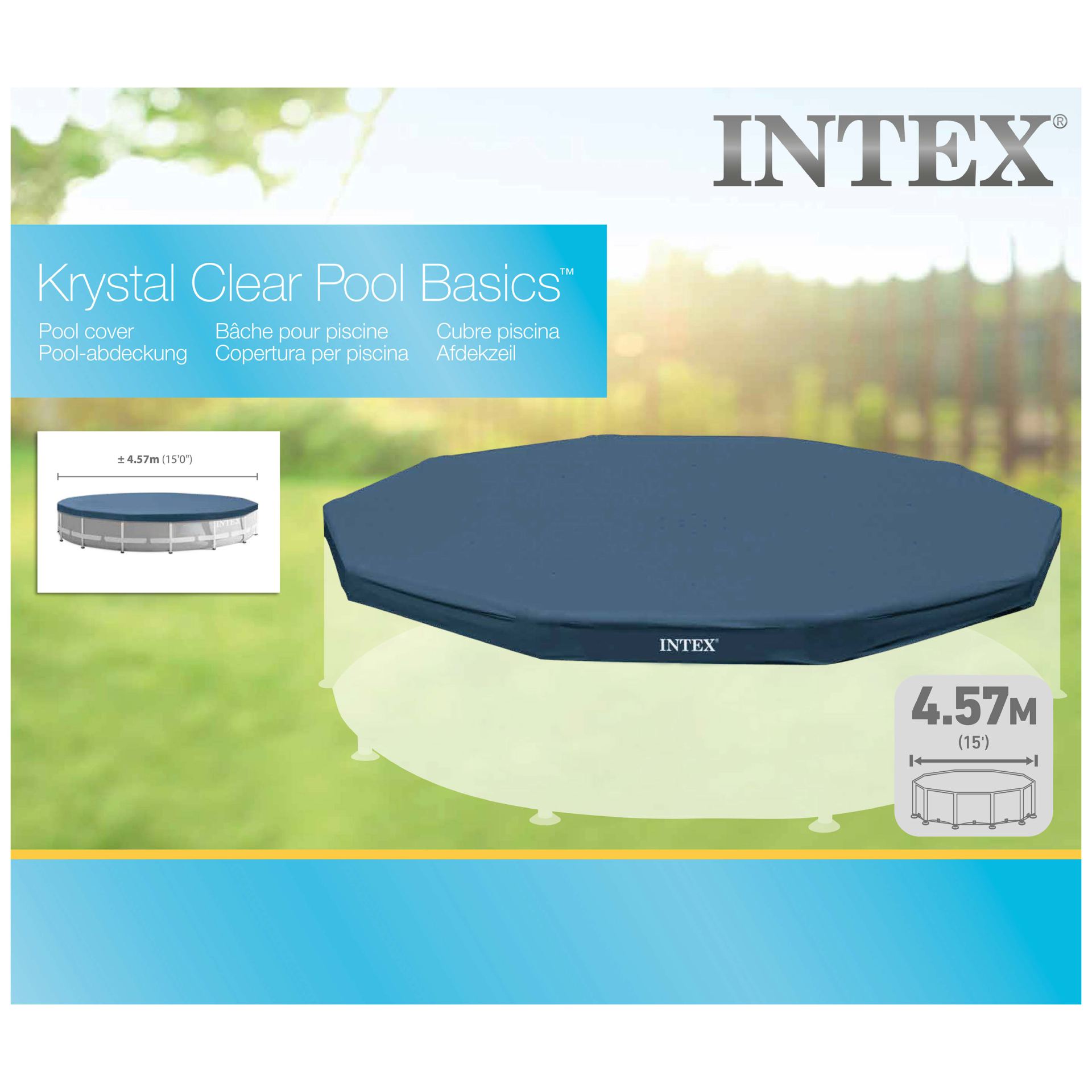 round pool cover Intex 457cm x 25cm