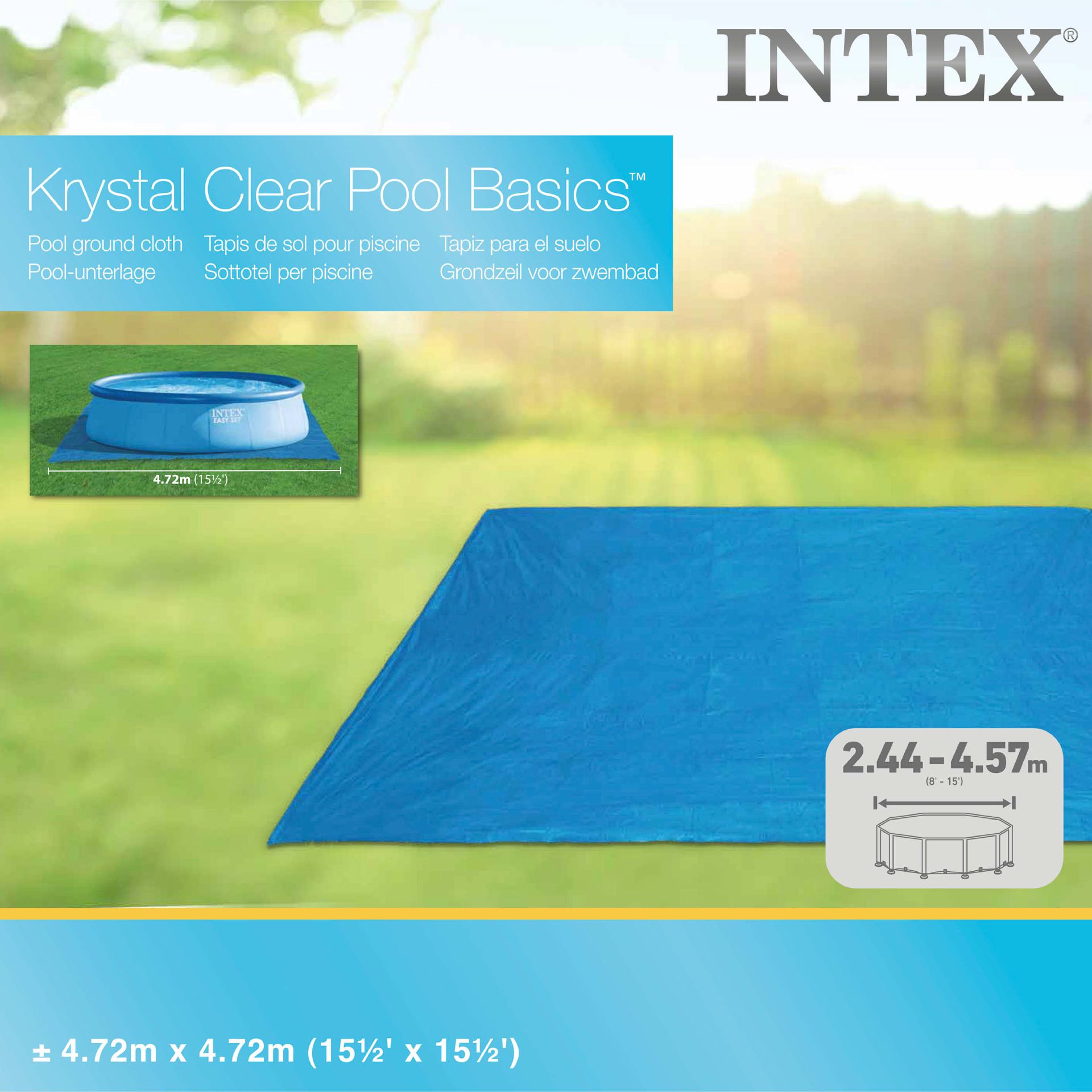 goedkope Intex pool ground cloth 472cm
