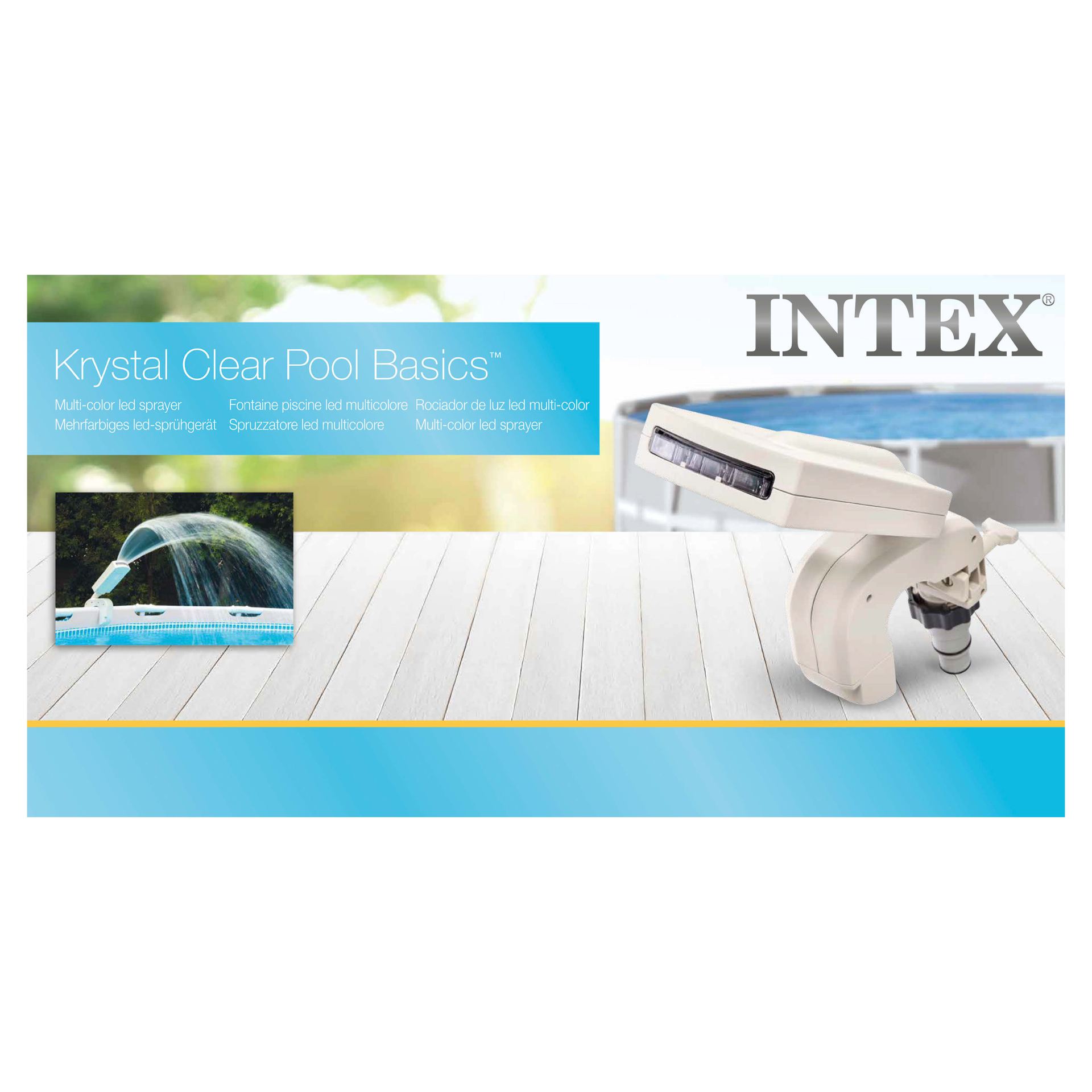 Intex multi-color led pool sprayer online