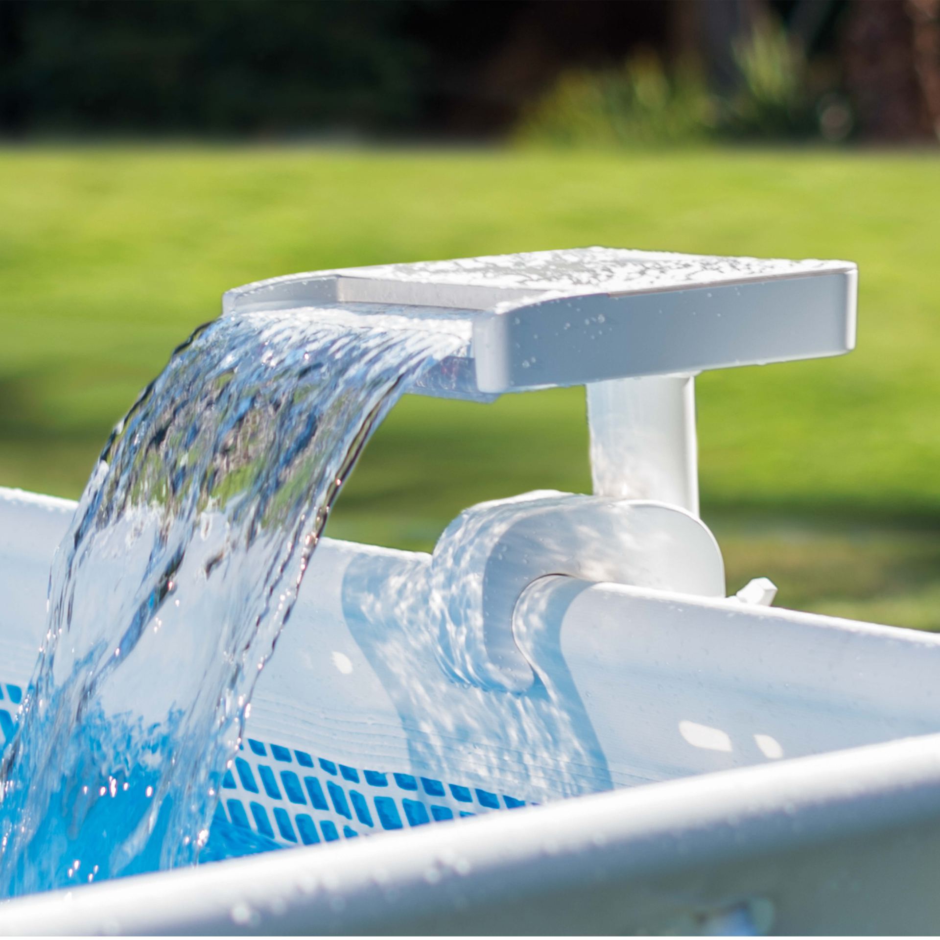 multi-color led Intex waterfall cascade