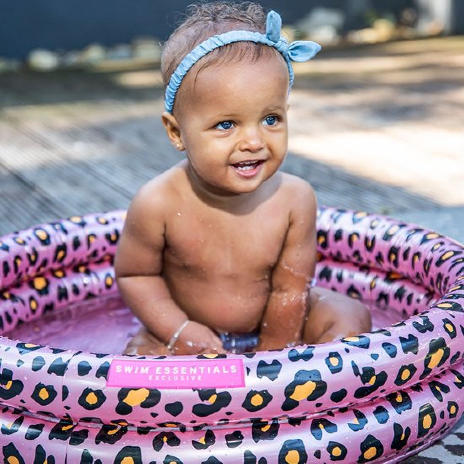 swim essentialszwembadluipaardrosegoud60cm2