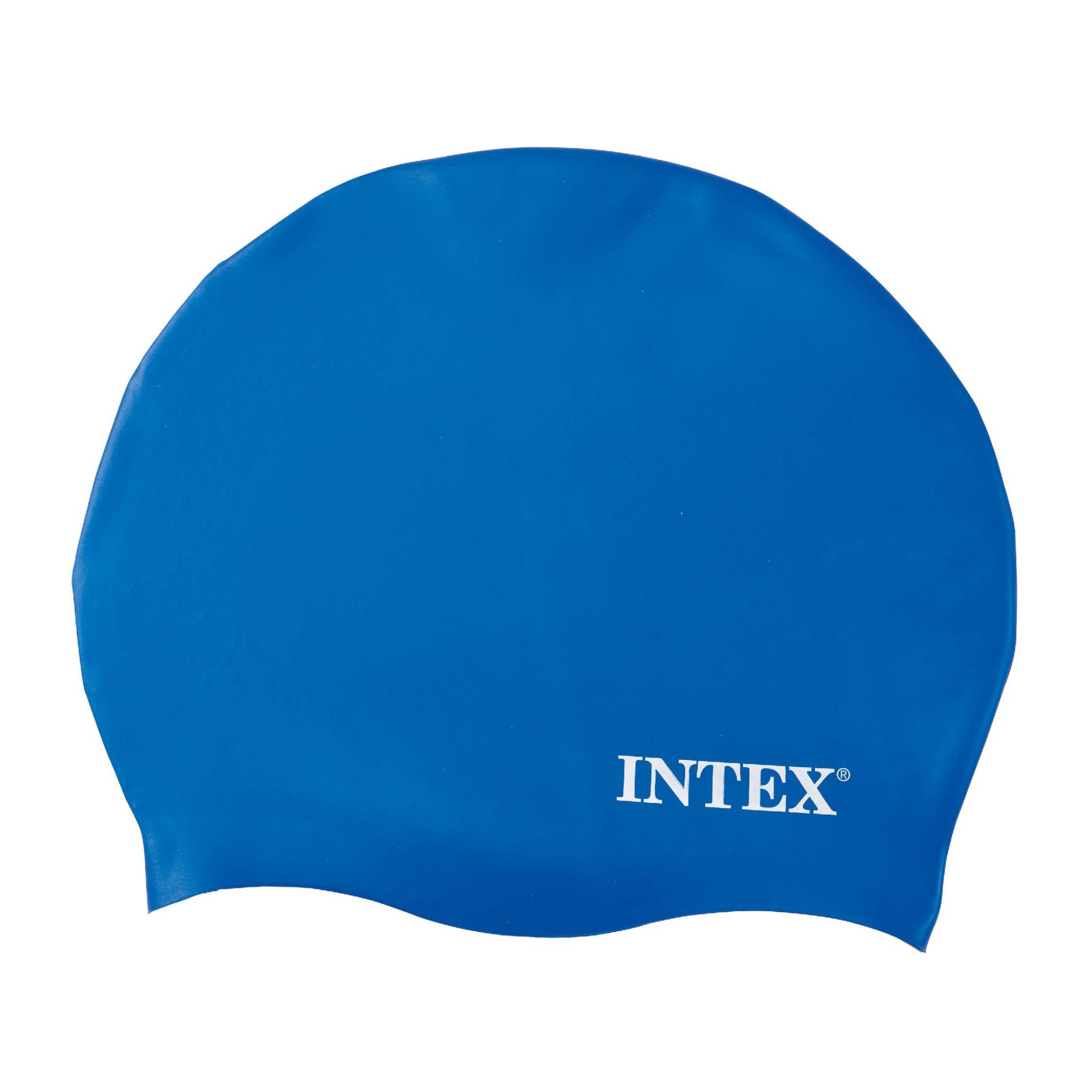 Intex silicone swim cap blauw